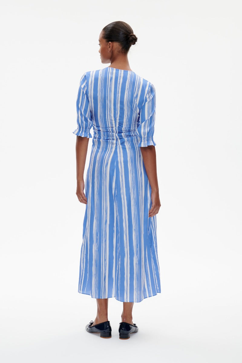 Amma Silk Midi Dress