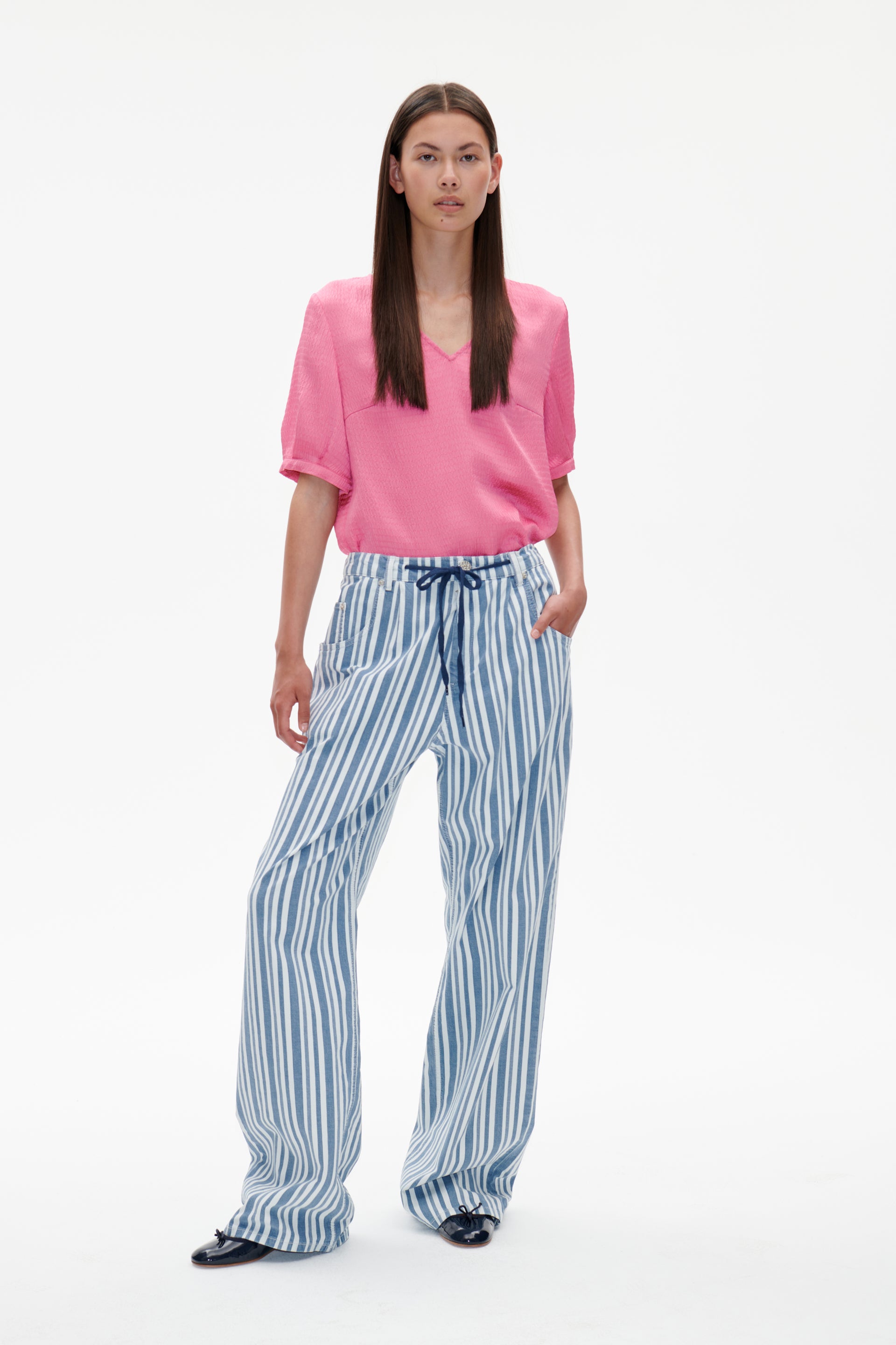 Nanny Striped Pants