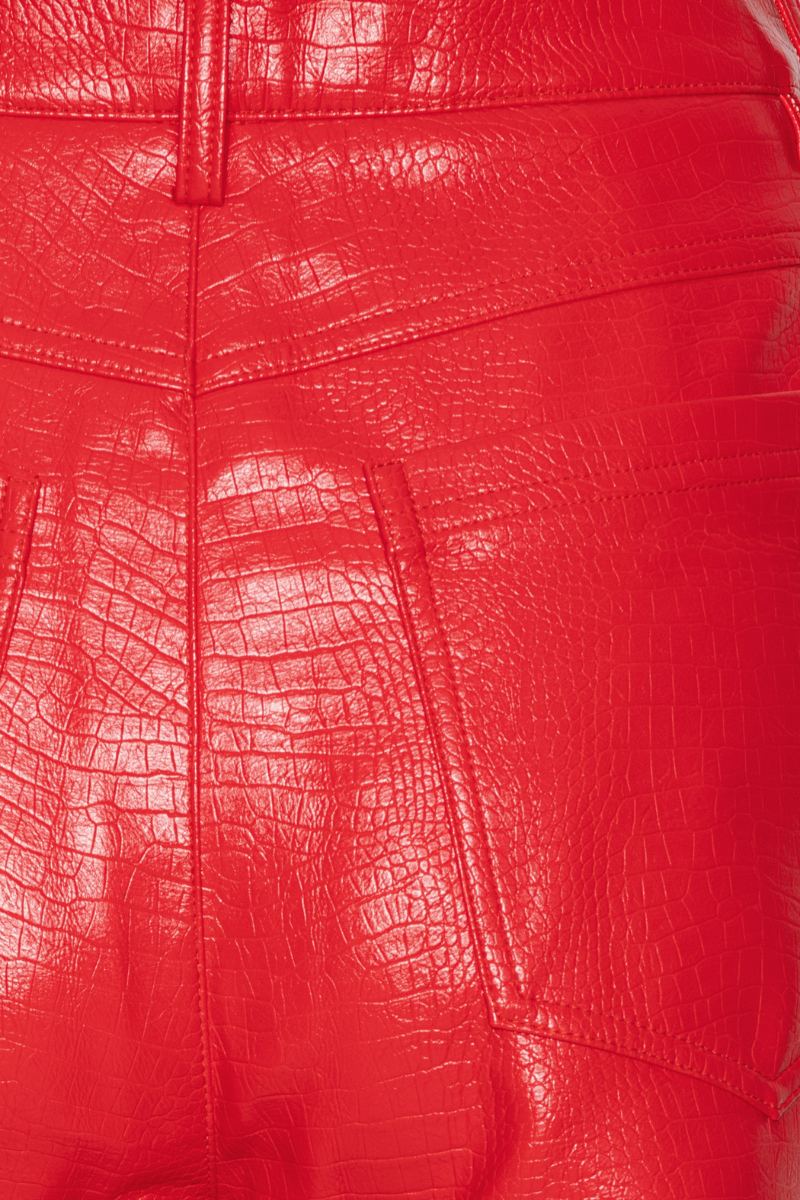 Textured Straight Pants