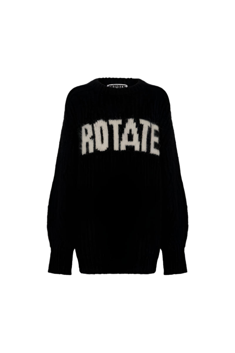 Knitted Wool Logo Sweater