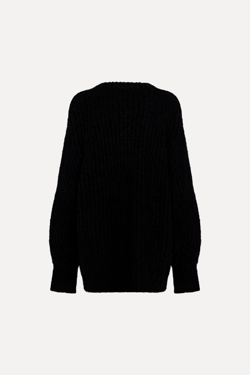 Knitted Wool Logo Sweater
