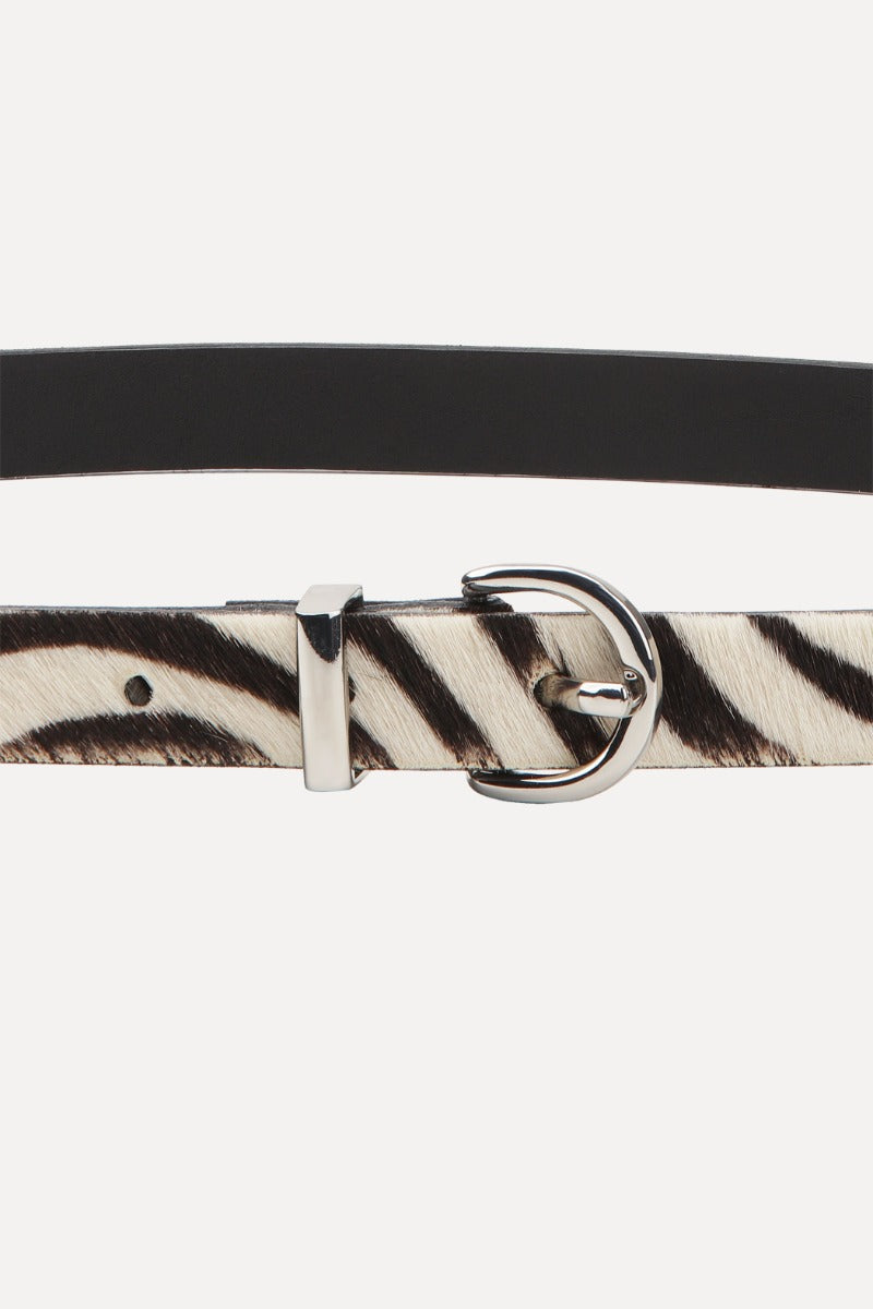 Zebra Printed Belt