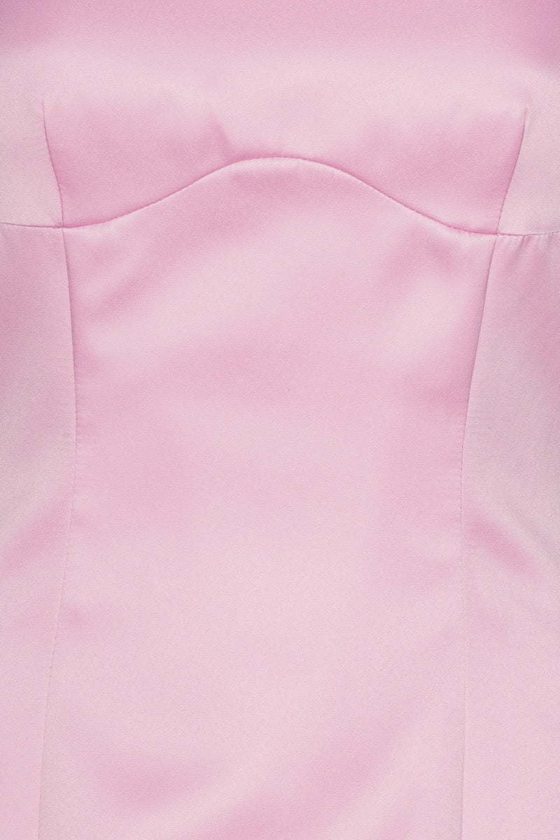 Satin Flower Dress