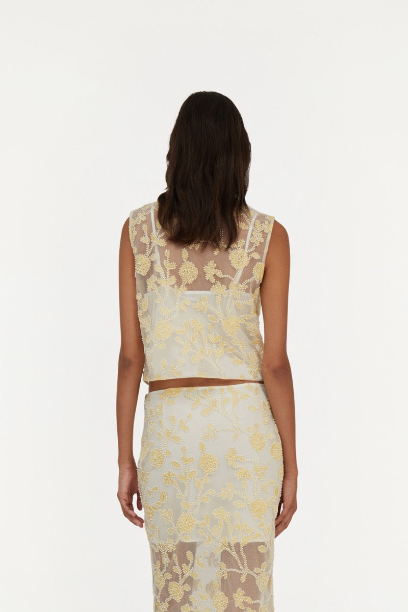 Flower Beads Top