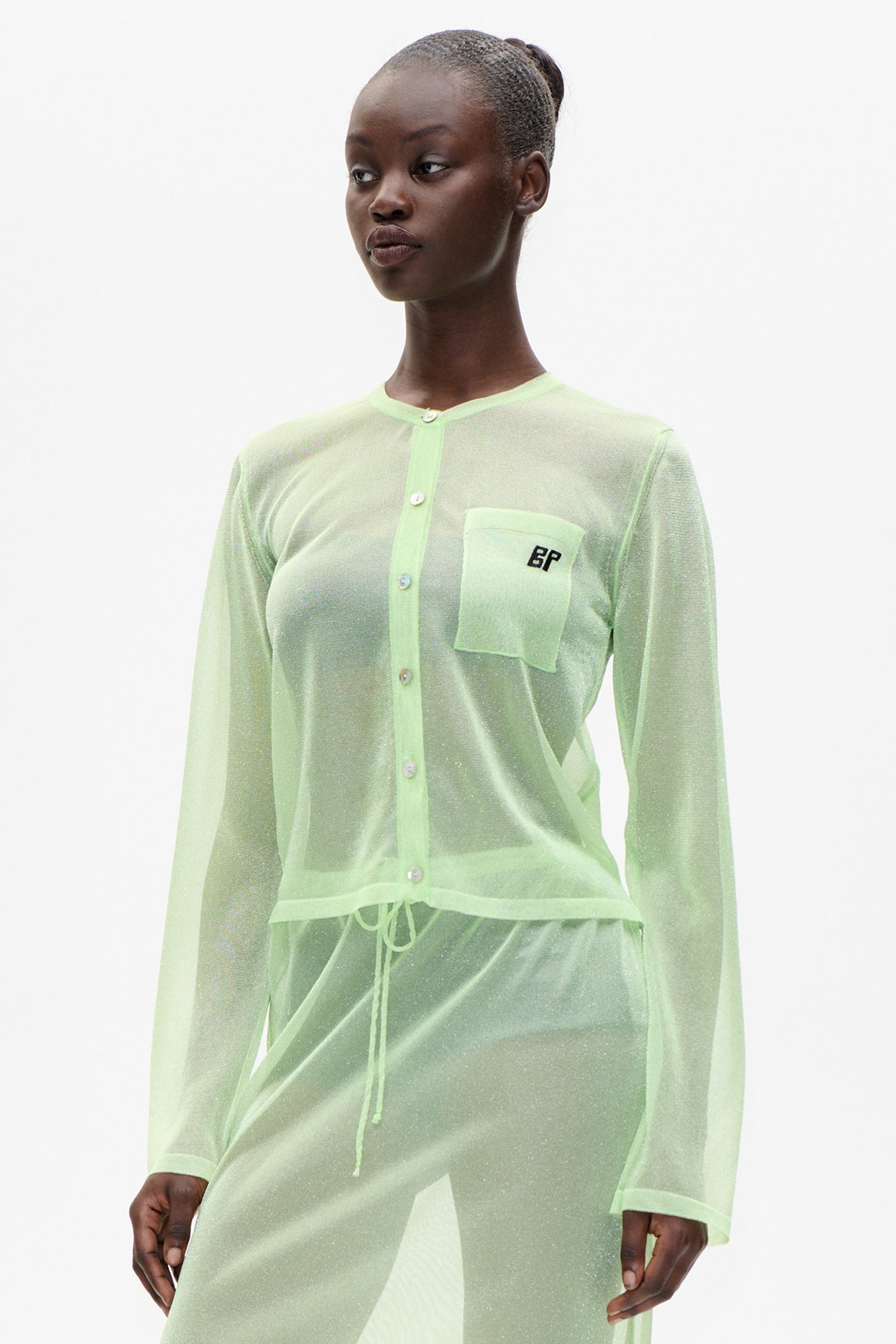 Crisje Organza Cardigan