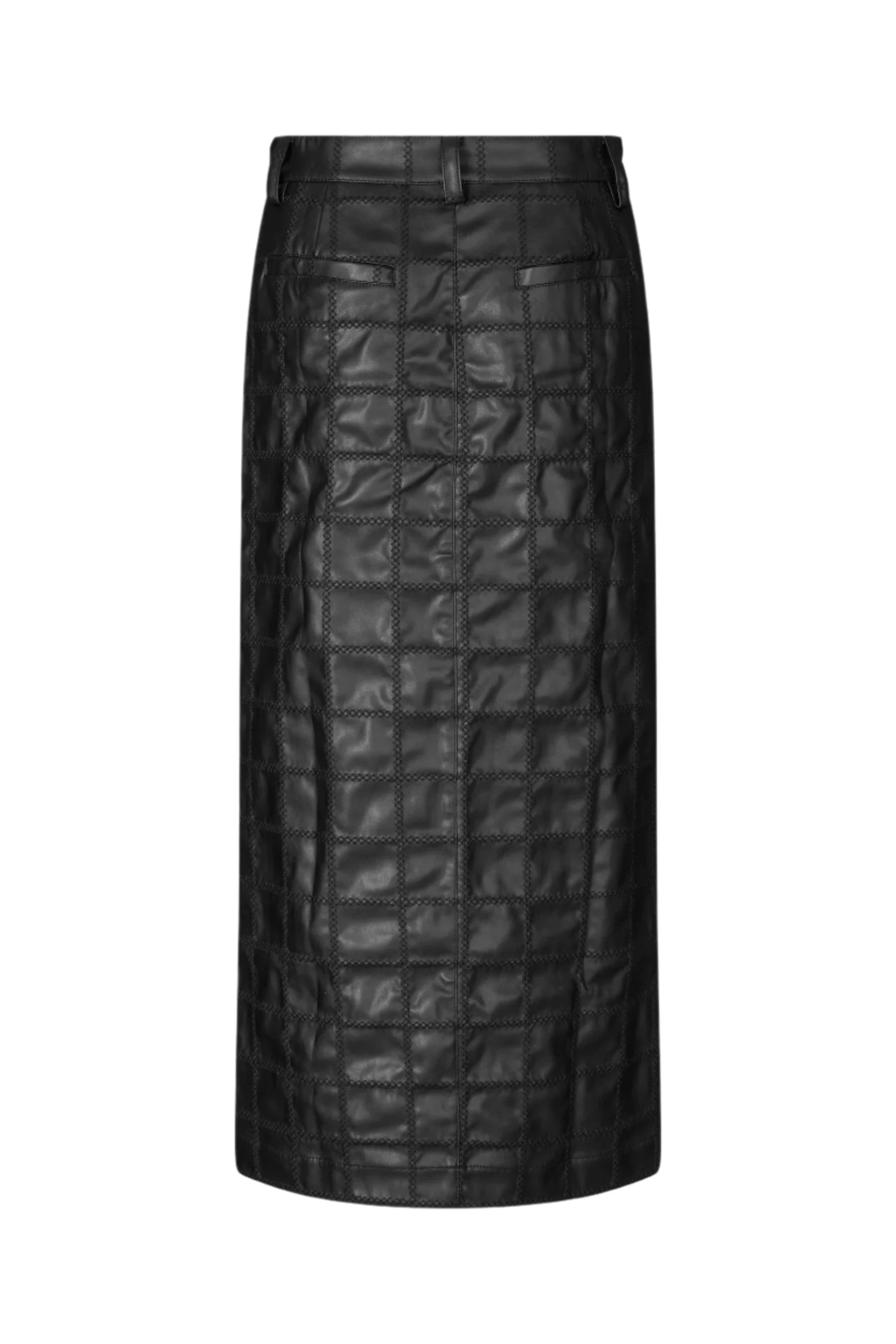 Sascha Faux Leather Midi Skirt