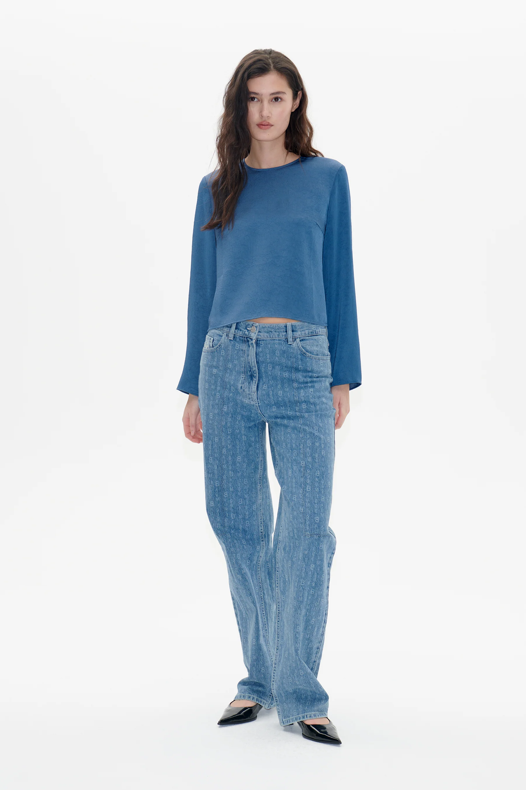 Miza Wrap Back Blouse