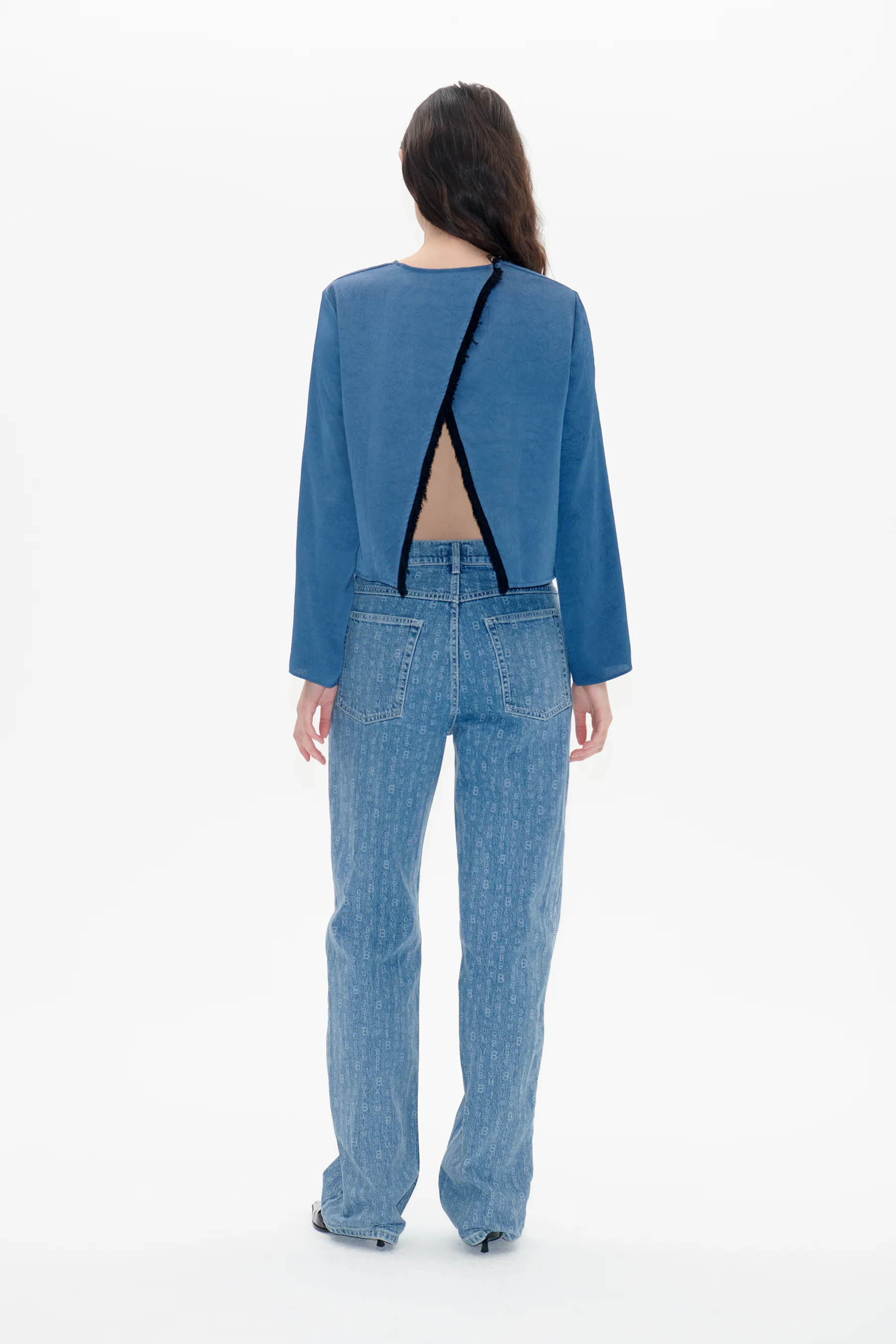 Miza Wrap Back Blouse
