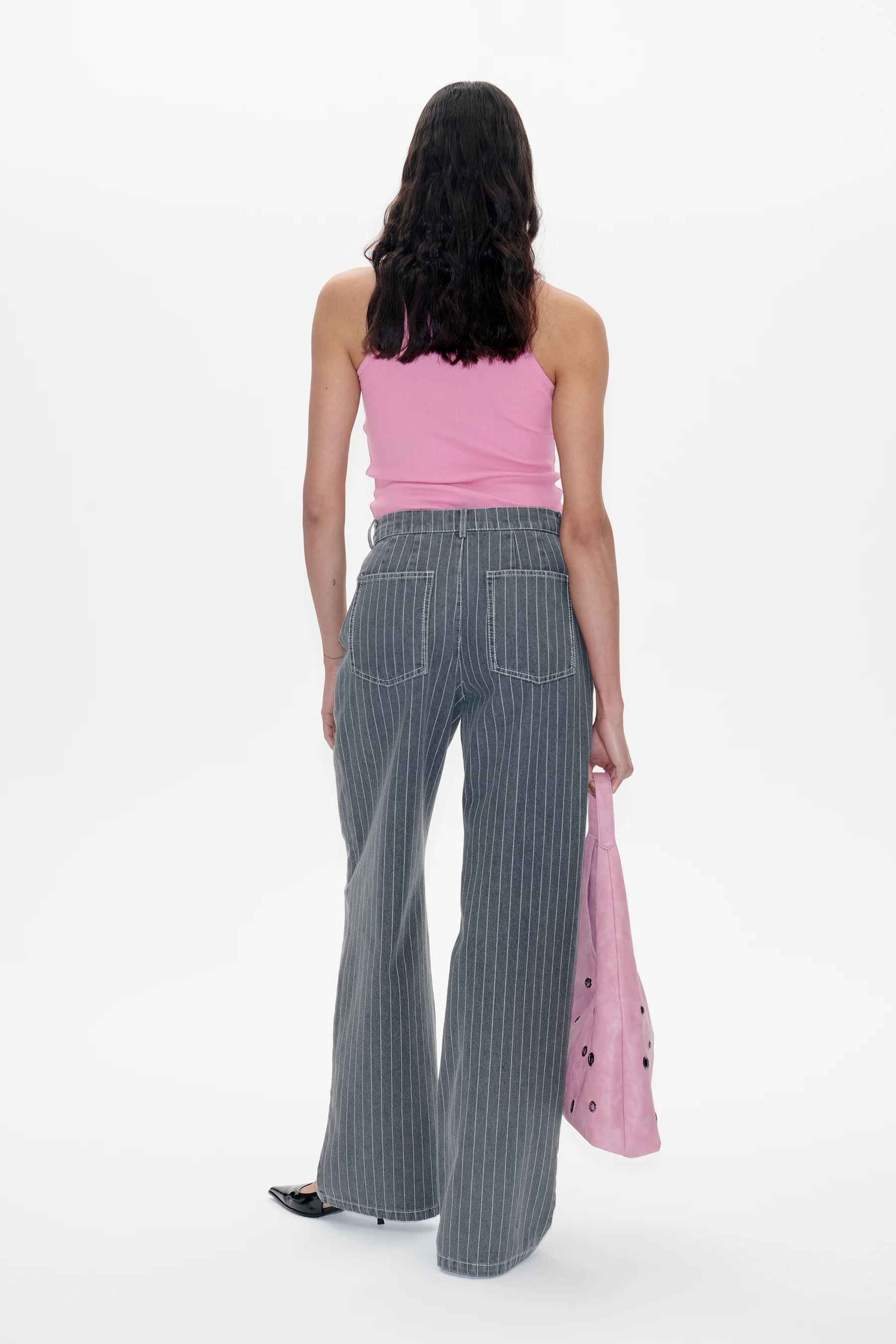 Joly Ribbed Racerback Top Pink