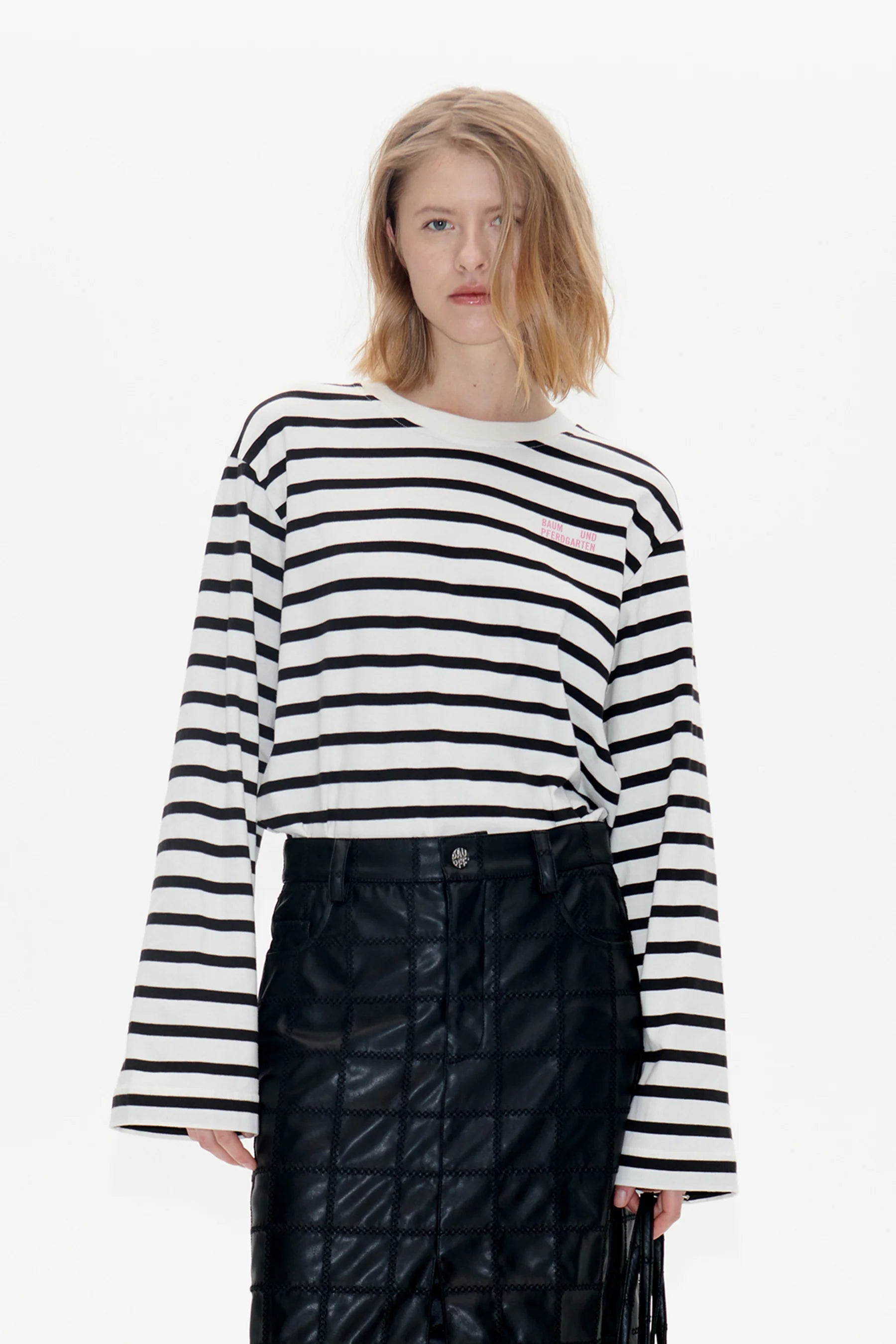 Jeevana Striped Long Sleeve T-Shirt