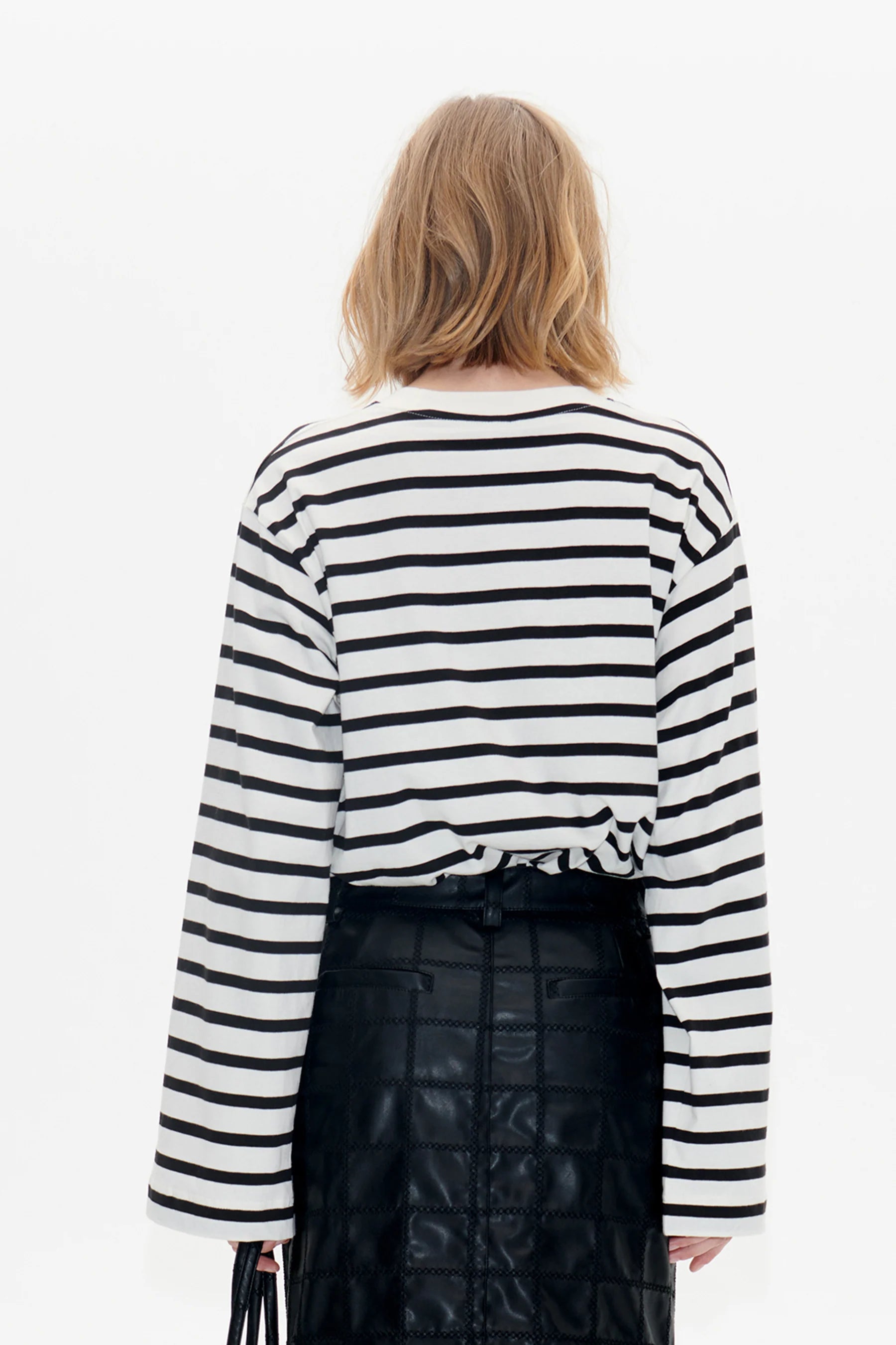 Jeevana Striped Long Sleeve T-Shirt