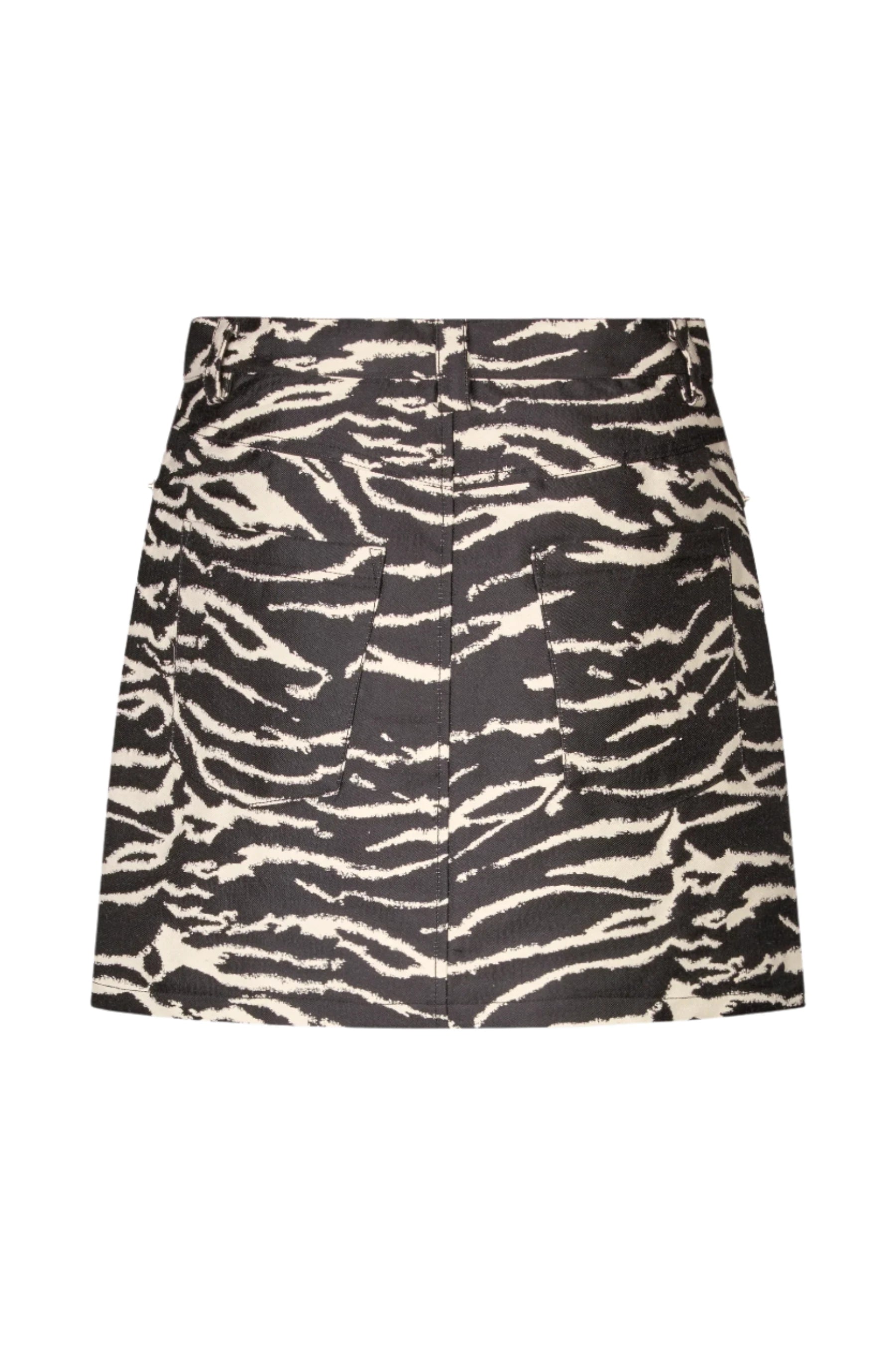 Silie Zebra Mini Skirt