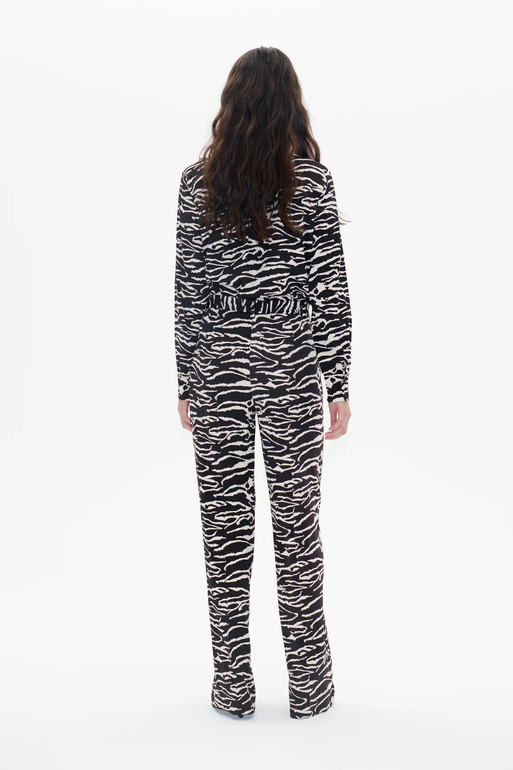 Naima Zebra Wide Leg Trousers