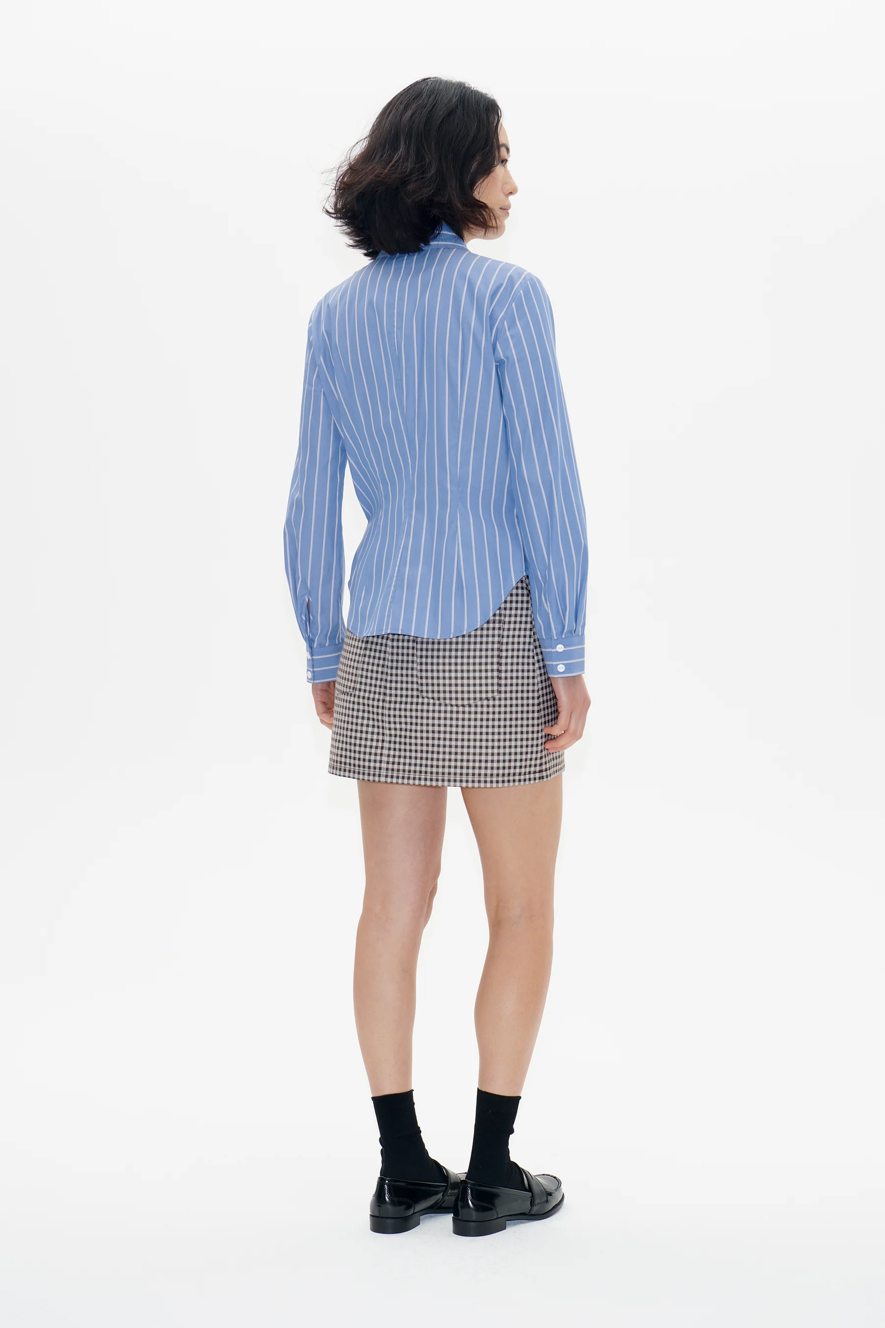 Maria Cotton Striped Shirt