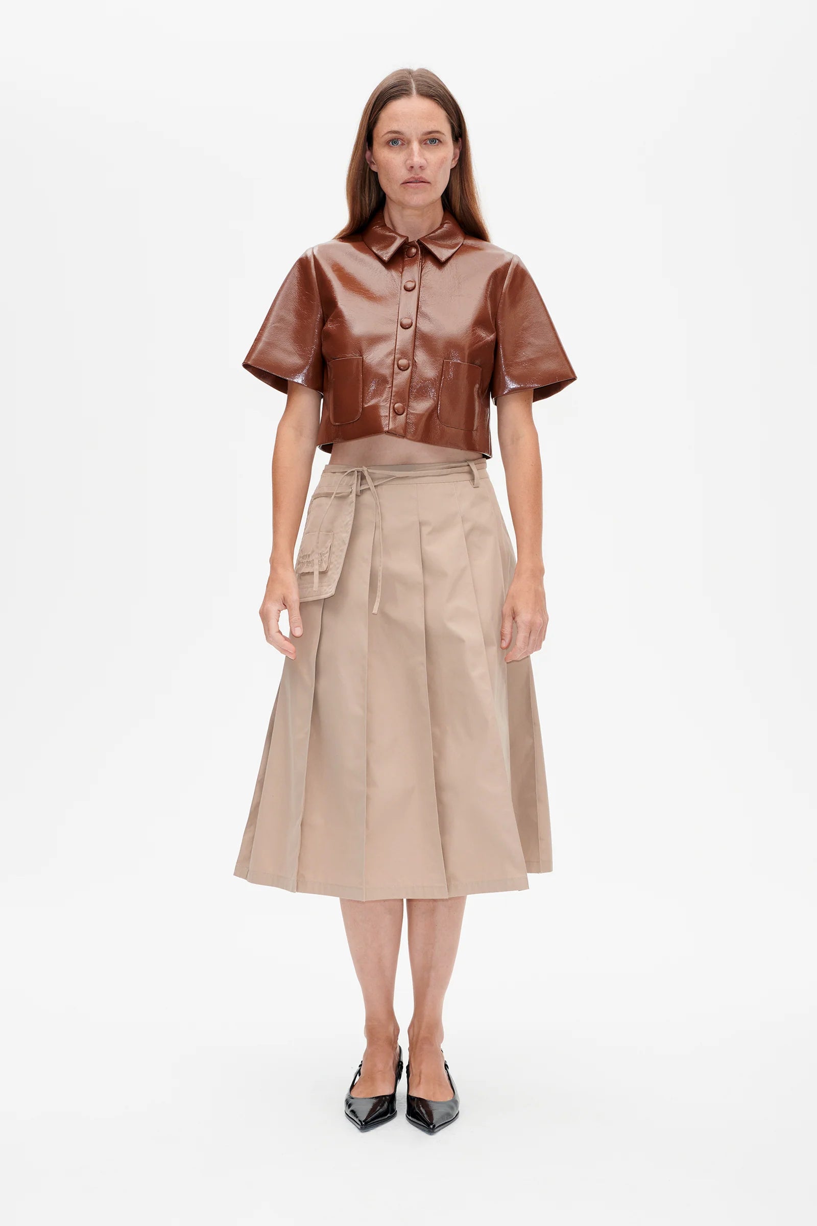 Sunny Pocket Bag Midi Skirt