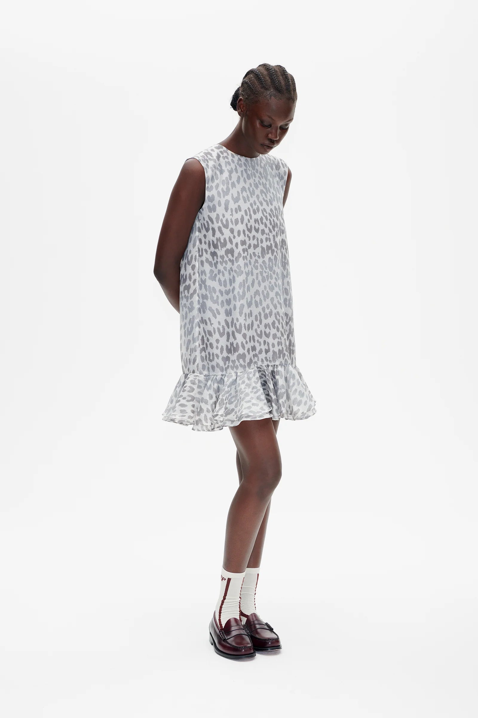 Agnese Leopard Mini Dress