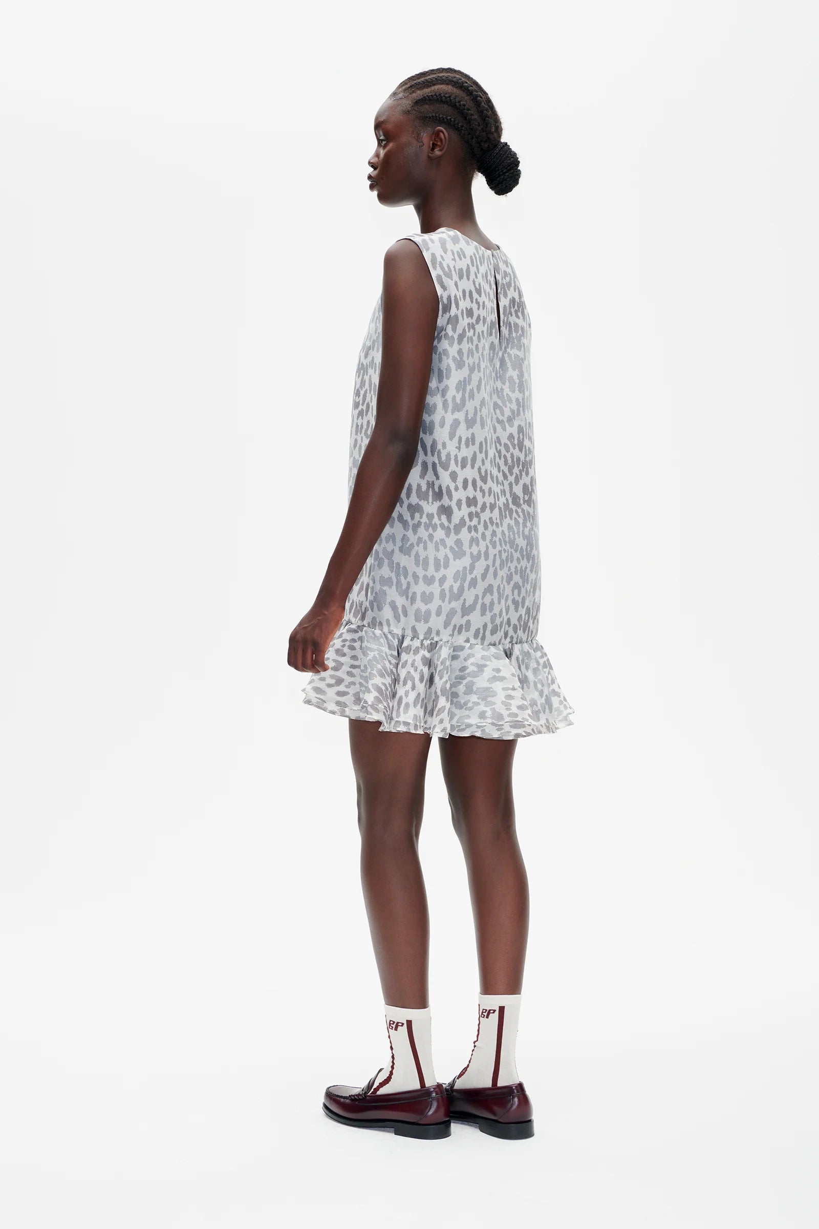 Agnese Leopard Mini Dress