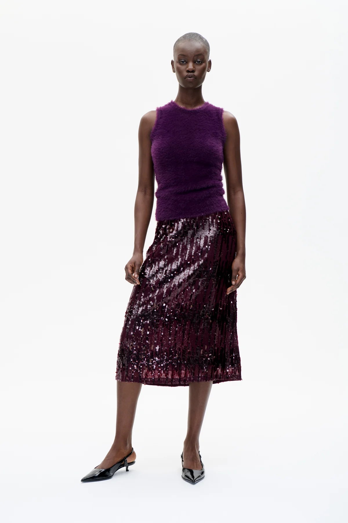 Jaino Sequin Skirt