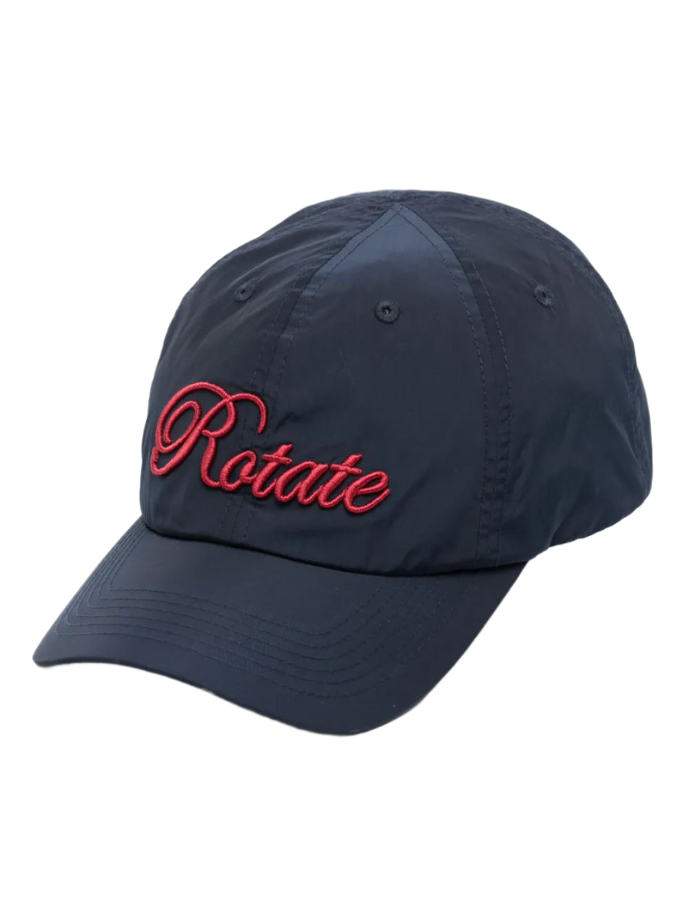 Crispy Woven Logo Cap Navy