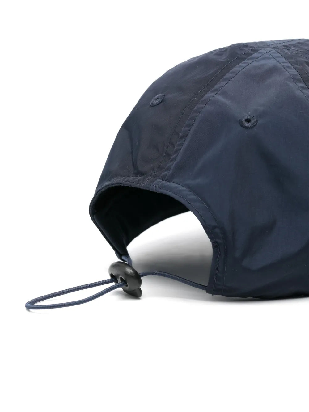 Crispy Woven Logo Cap Navy