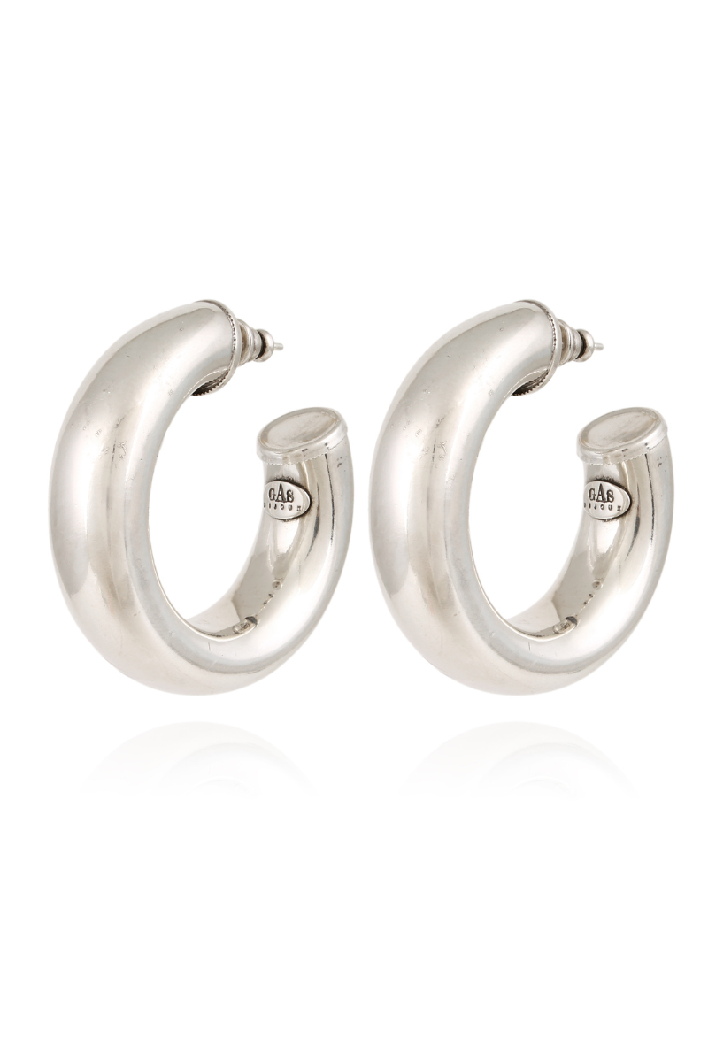 Turner Hoop Earrings Silver