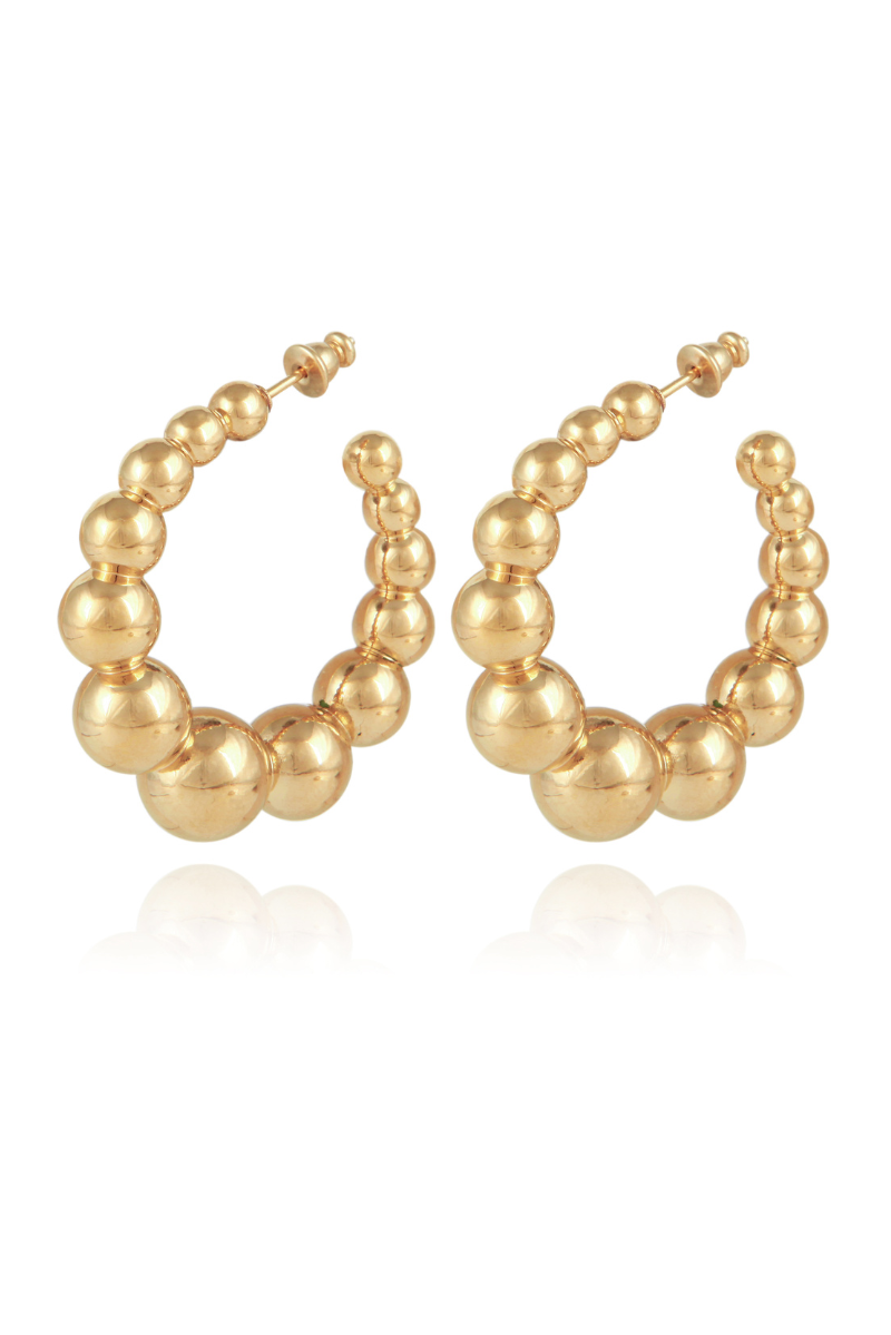 Andy Hoop Earrings Gold