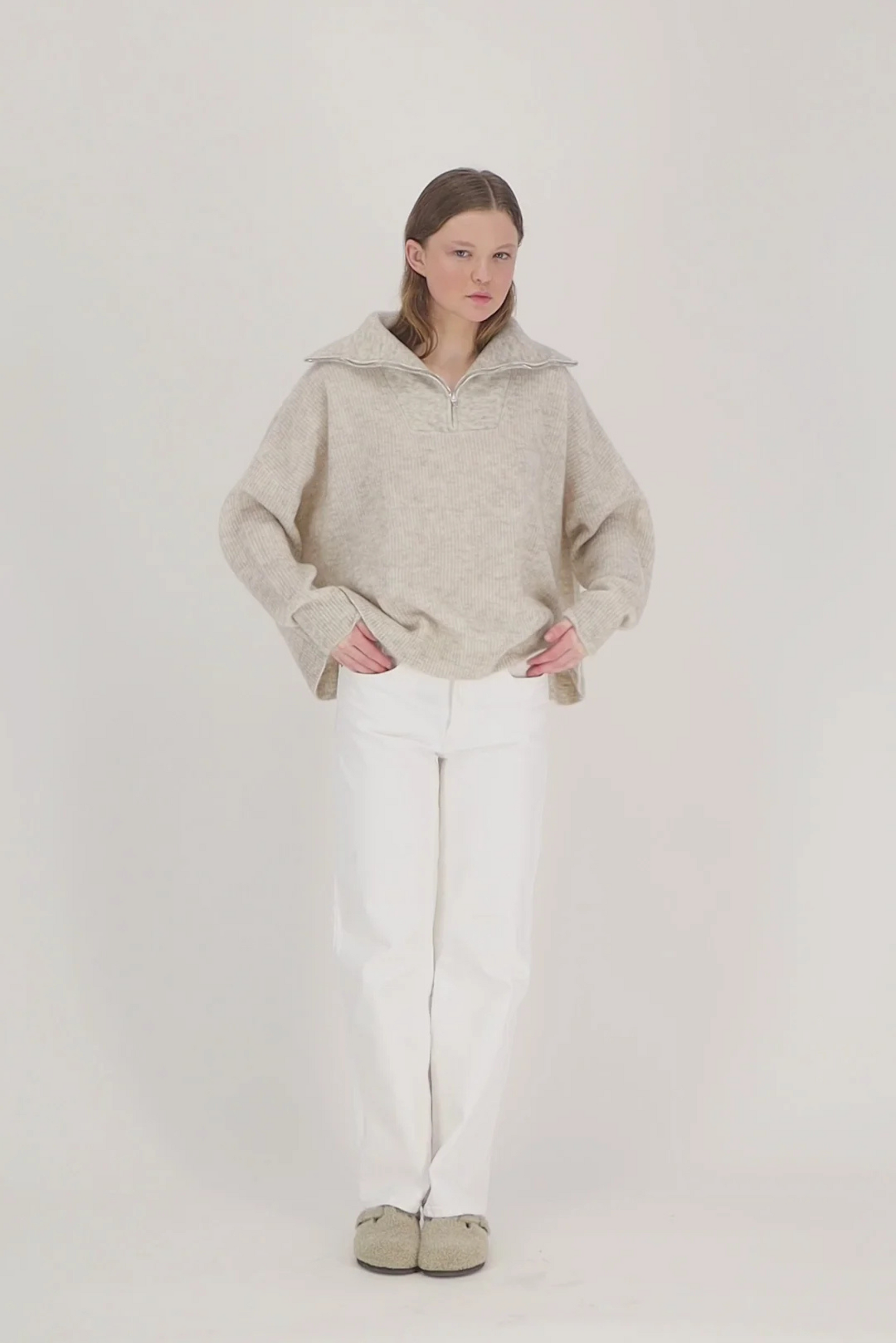 Seba Quarter Zip Sweater