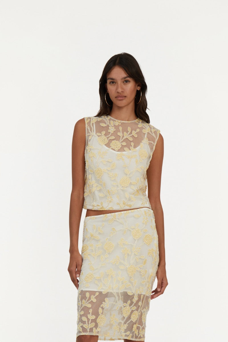 Flower Beads Top
