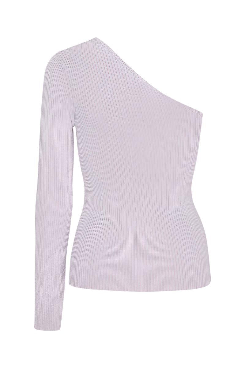 Firm Knit One-Sleeve T-Shirt