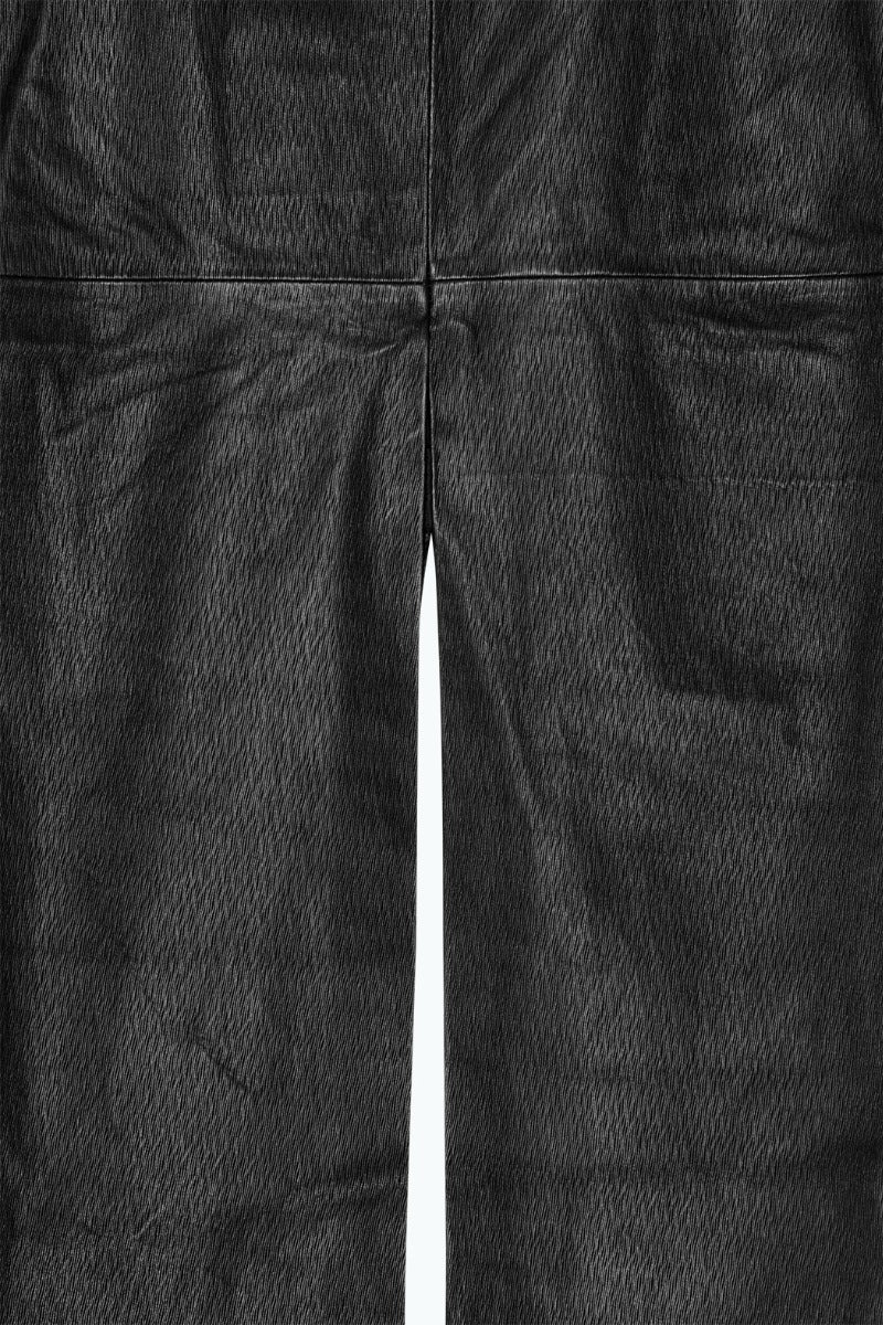 Midi Leather Skirt