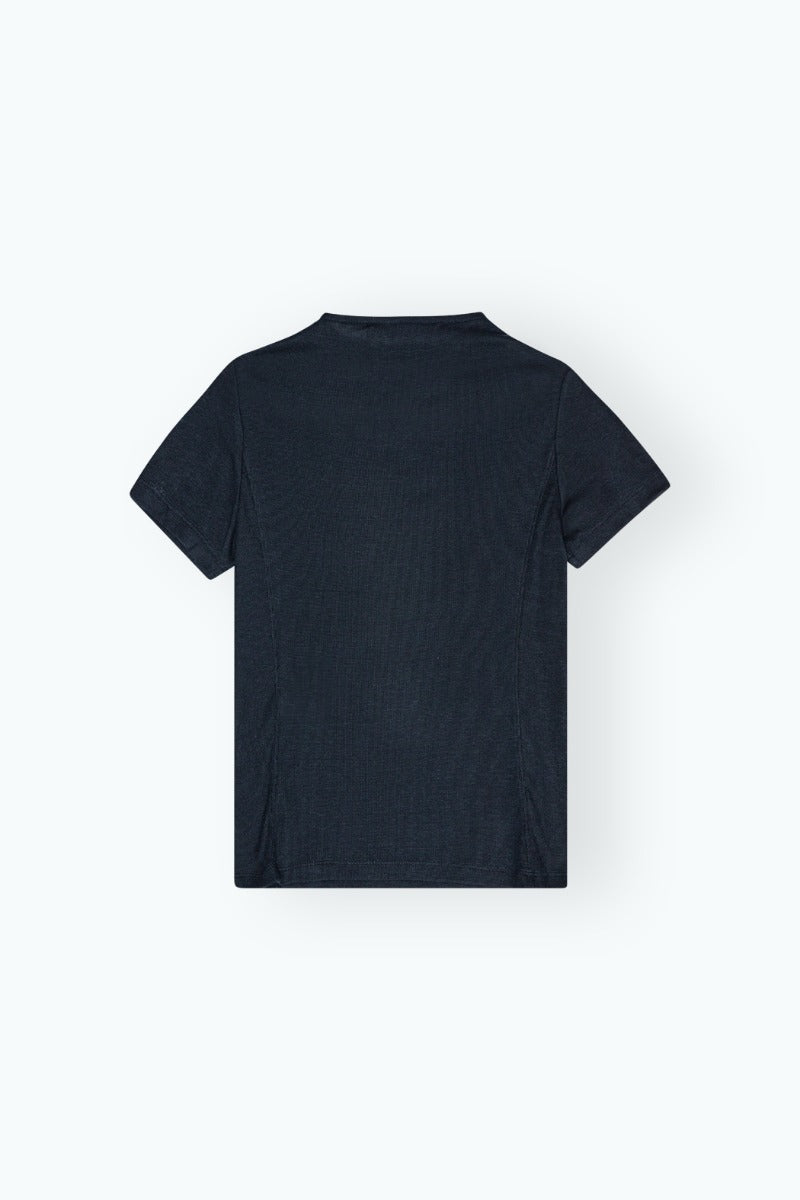 Short Sleeve Top Navy