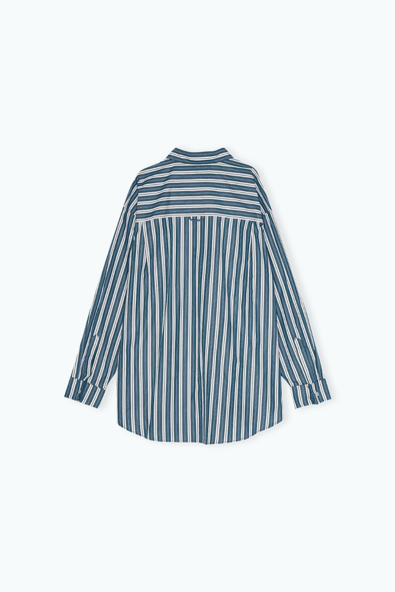 Oversized Striped Cotton Shirt