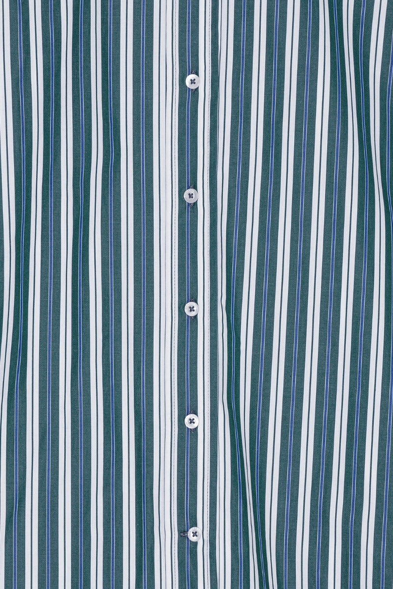 Oversized Striped Cotton Shirt
