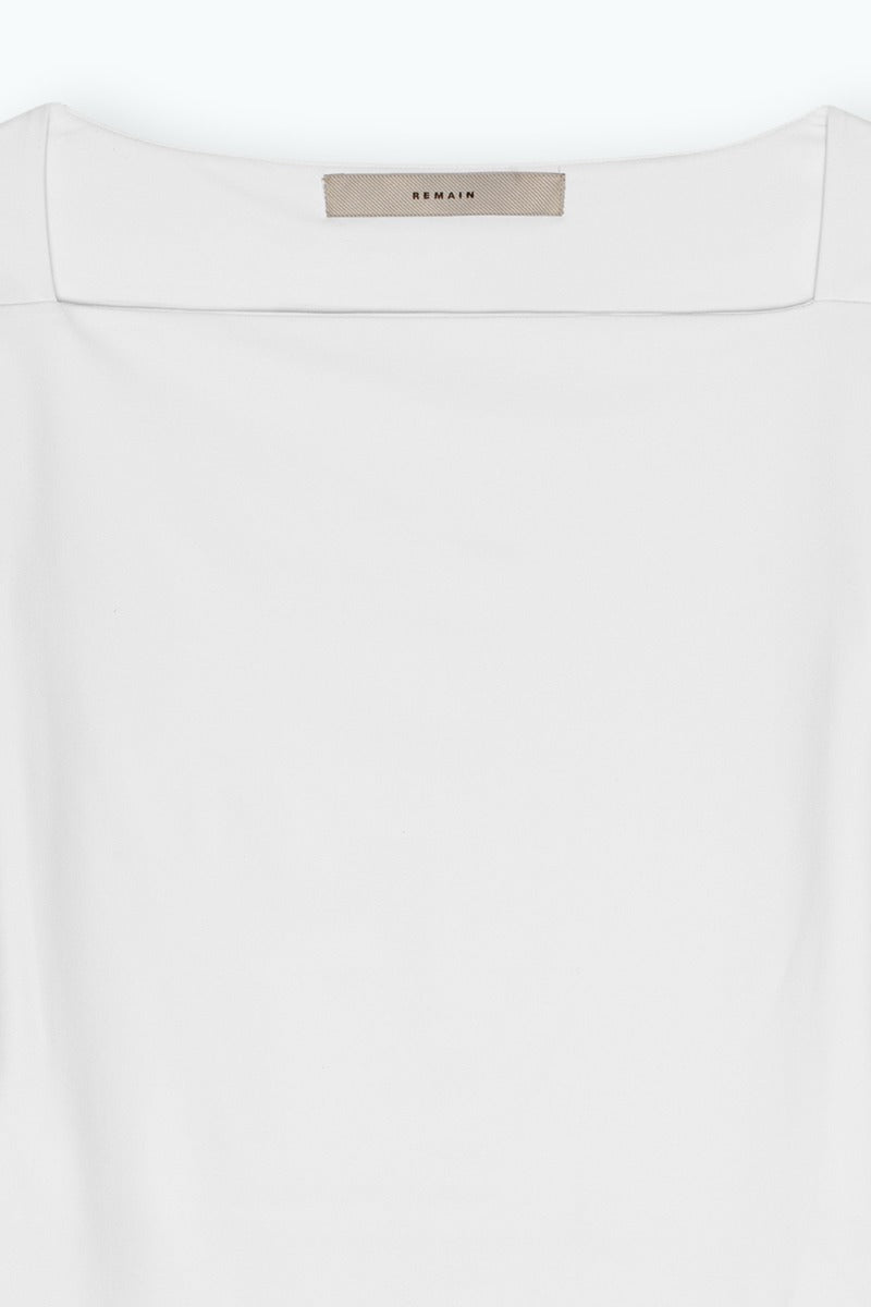 Long Sleeve Jersey Top White