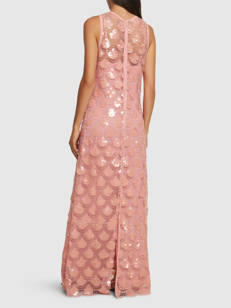 No Sleeve Maxi Dress