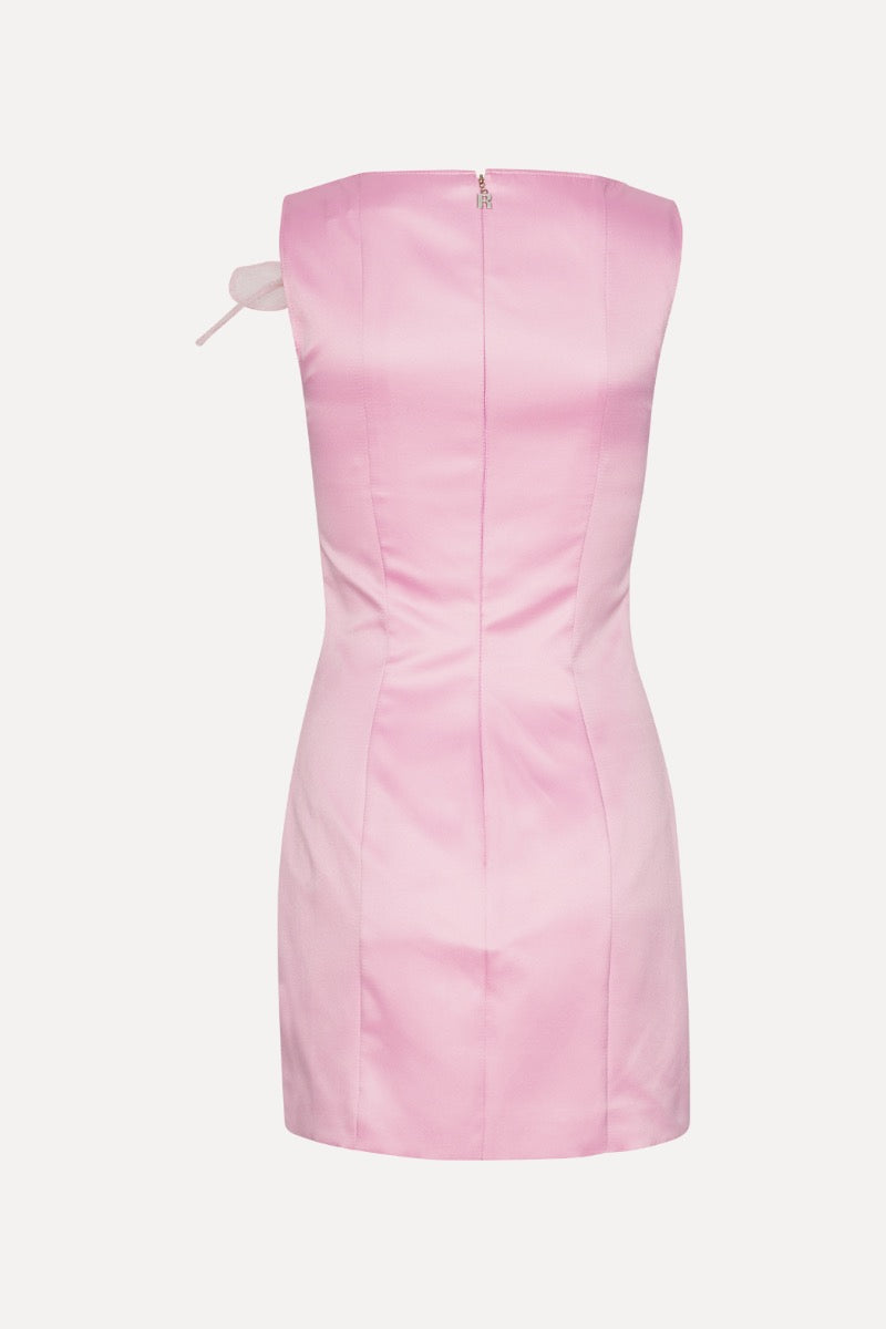 Satin Flower Dress