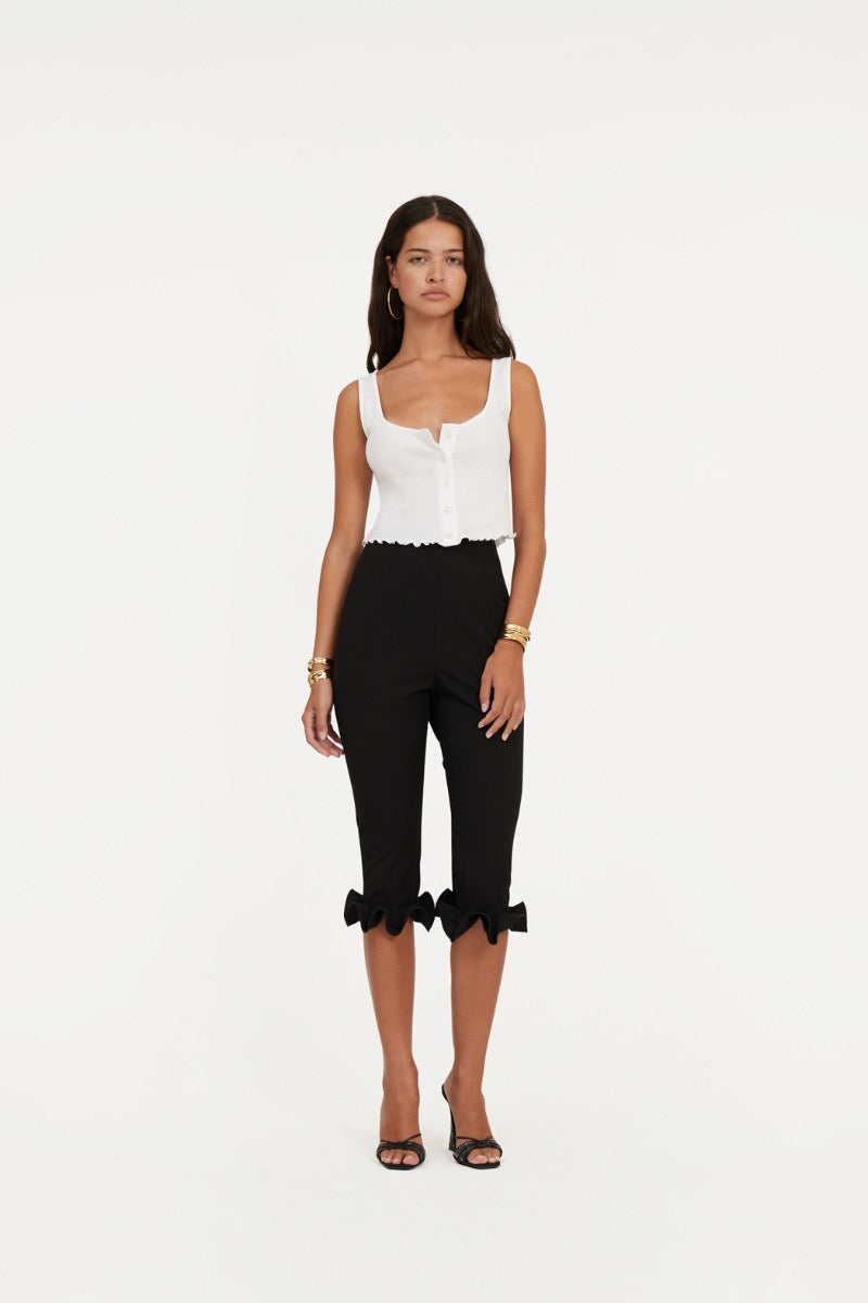 Capri Ruffle Pants