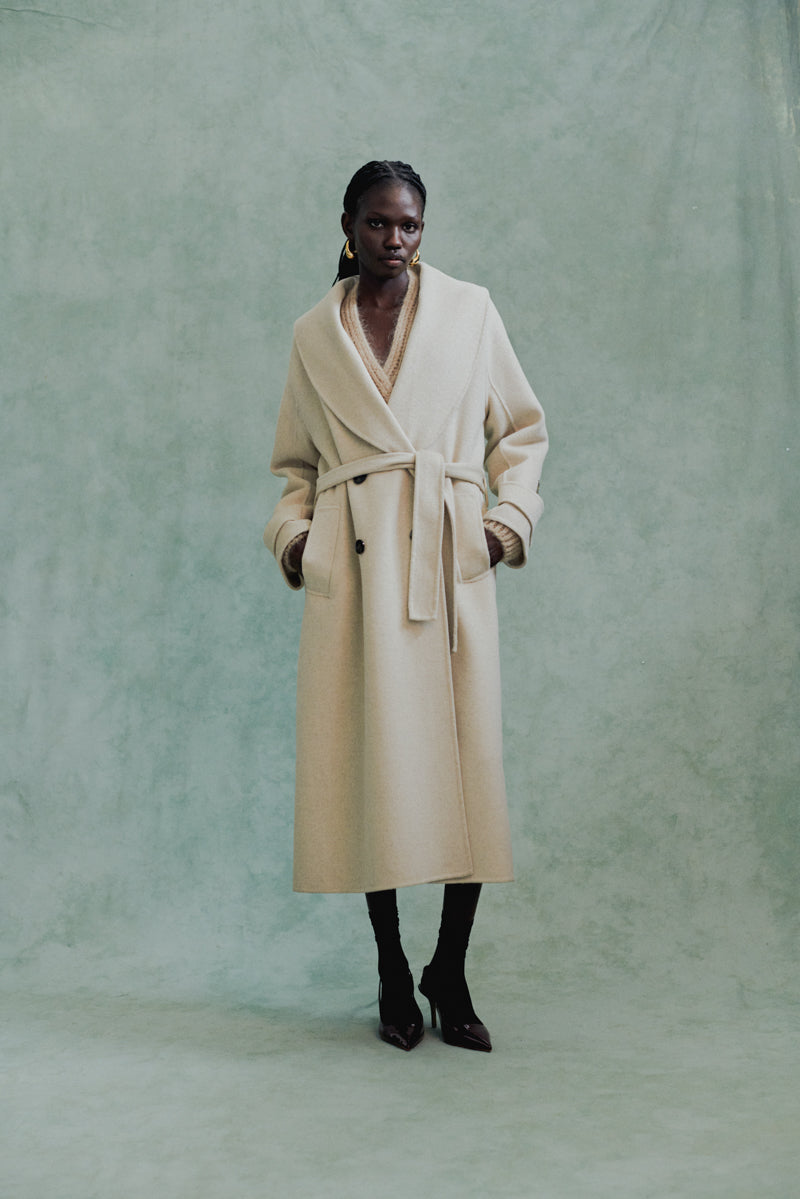 Tamerice Double Wool Trench Coat