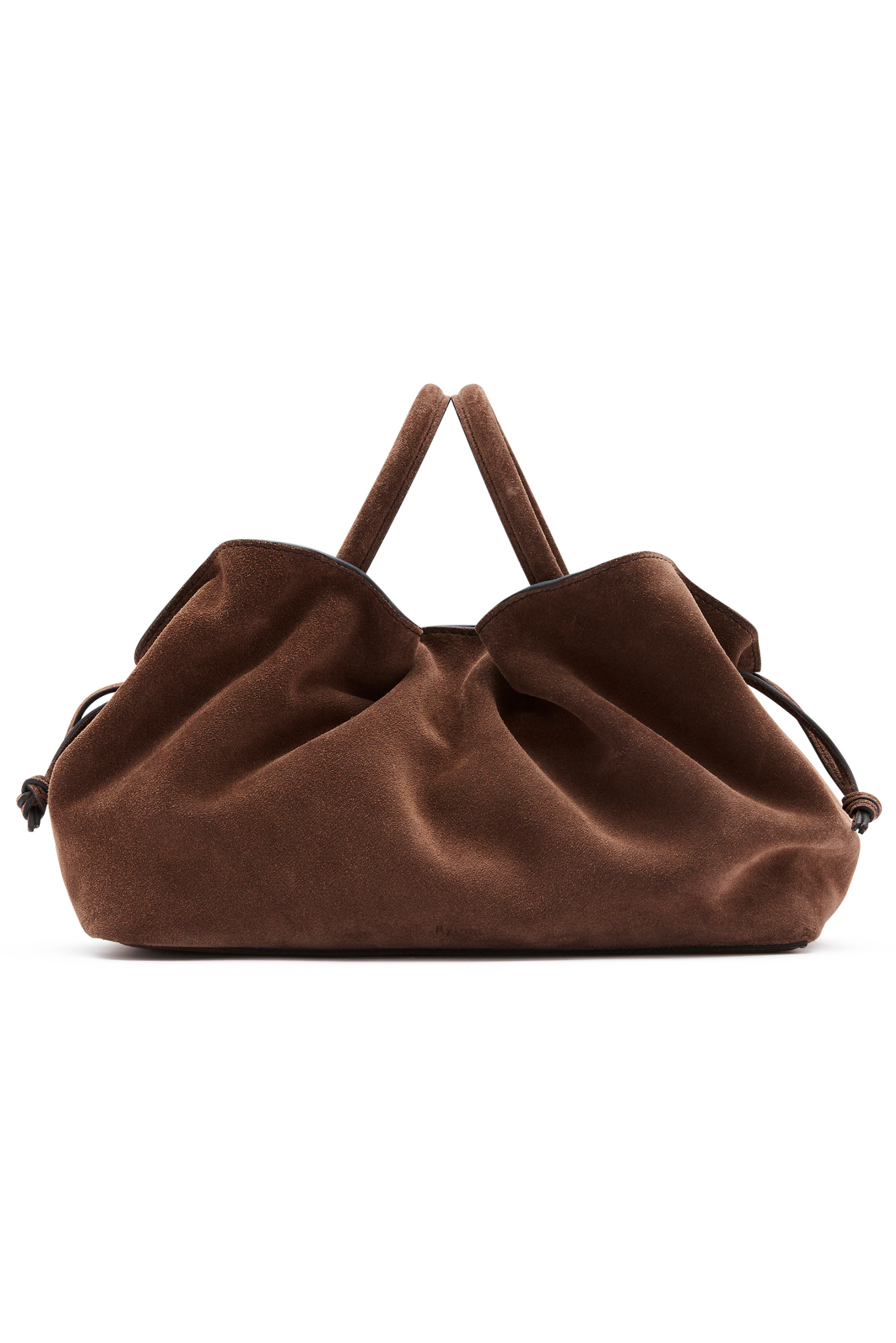 Mila Brown Suede Medium Tote