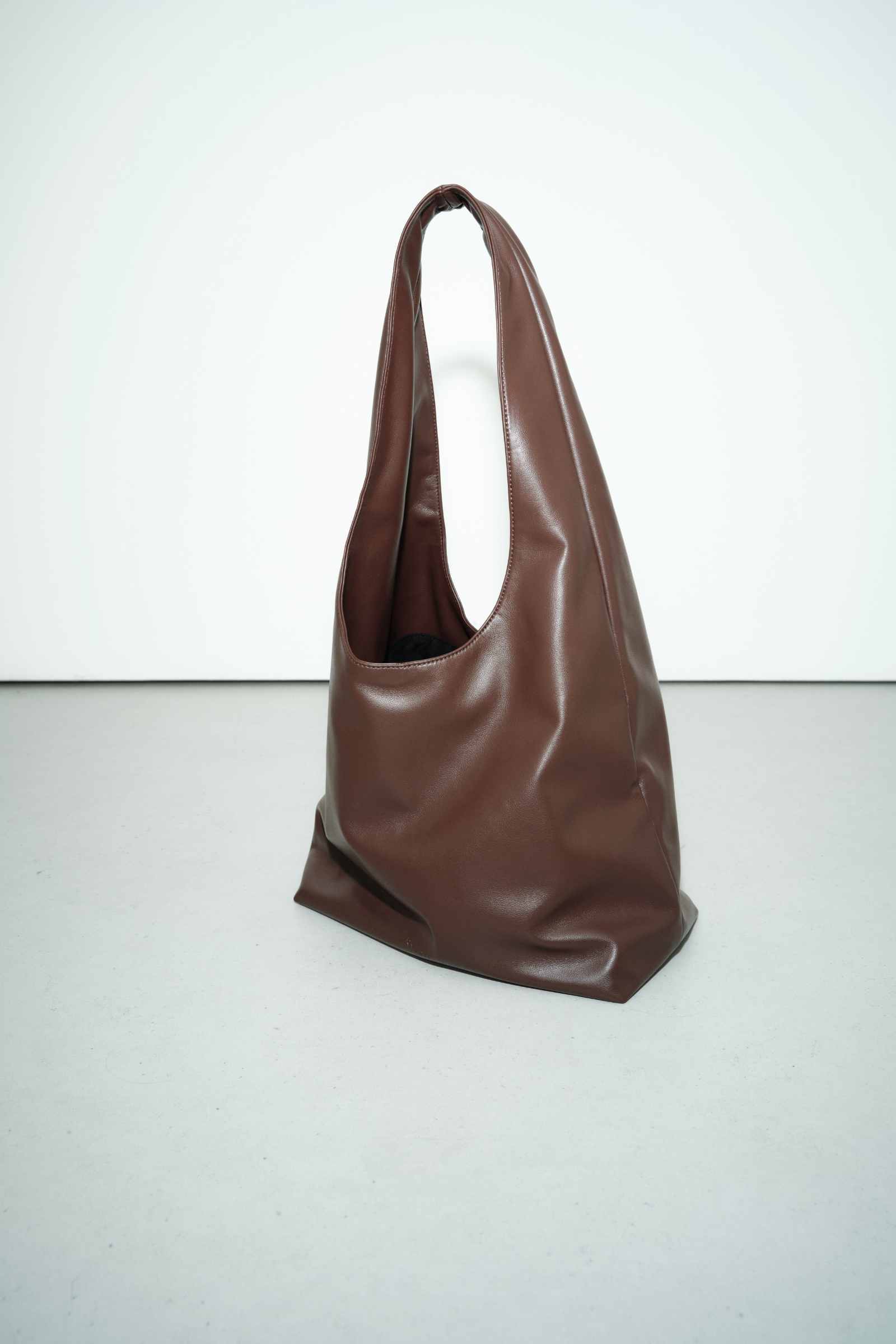 Louie Dark Brown Hobo Tote