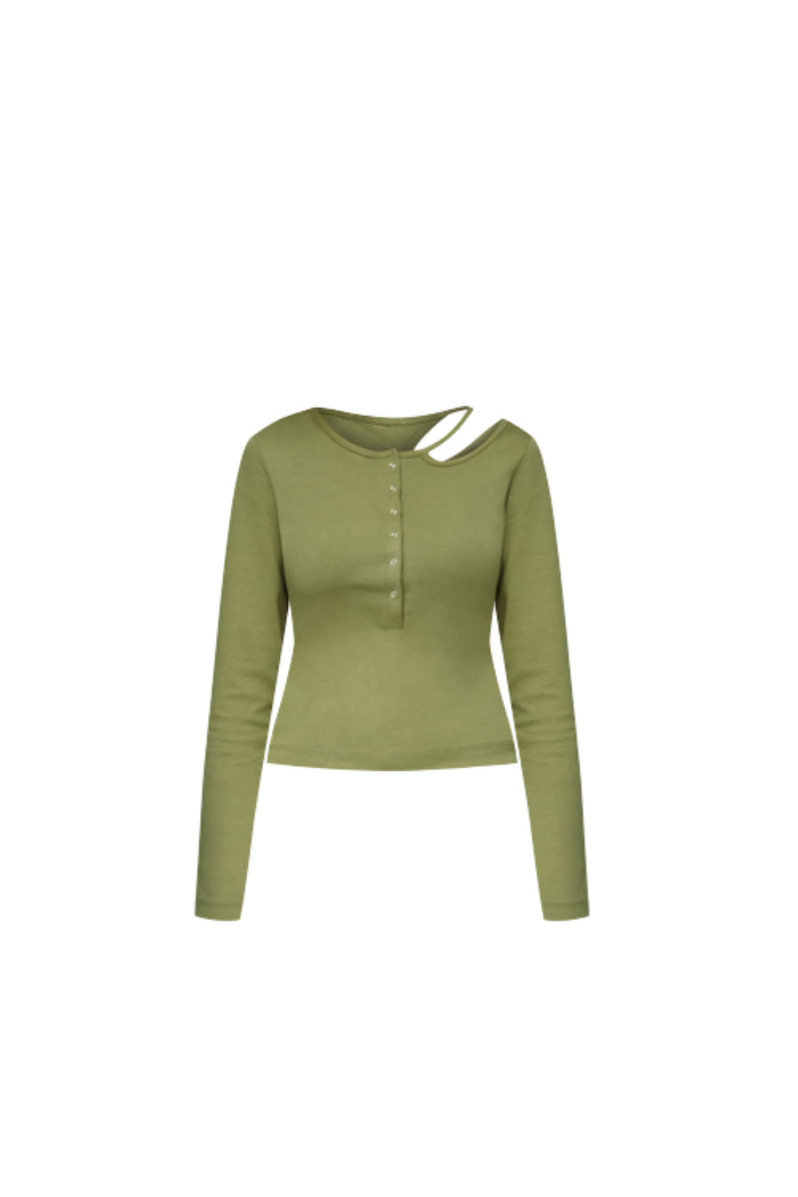 Loop Knit Top - Olive Green