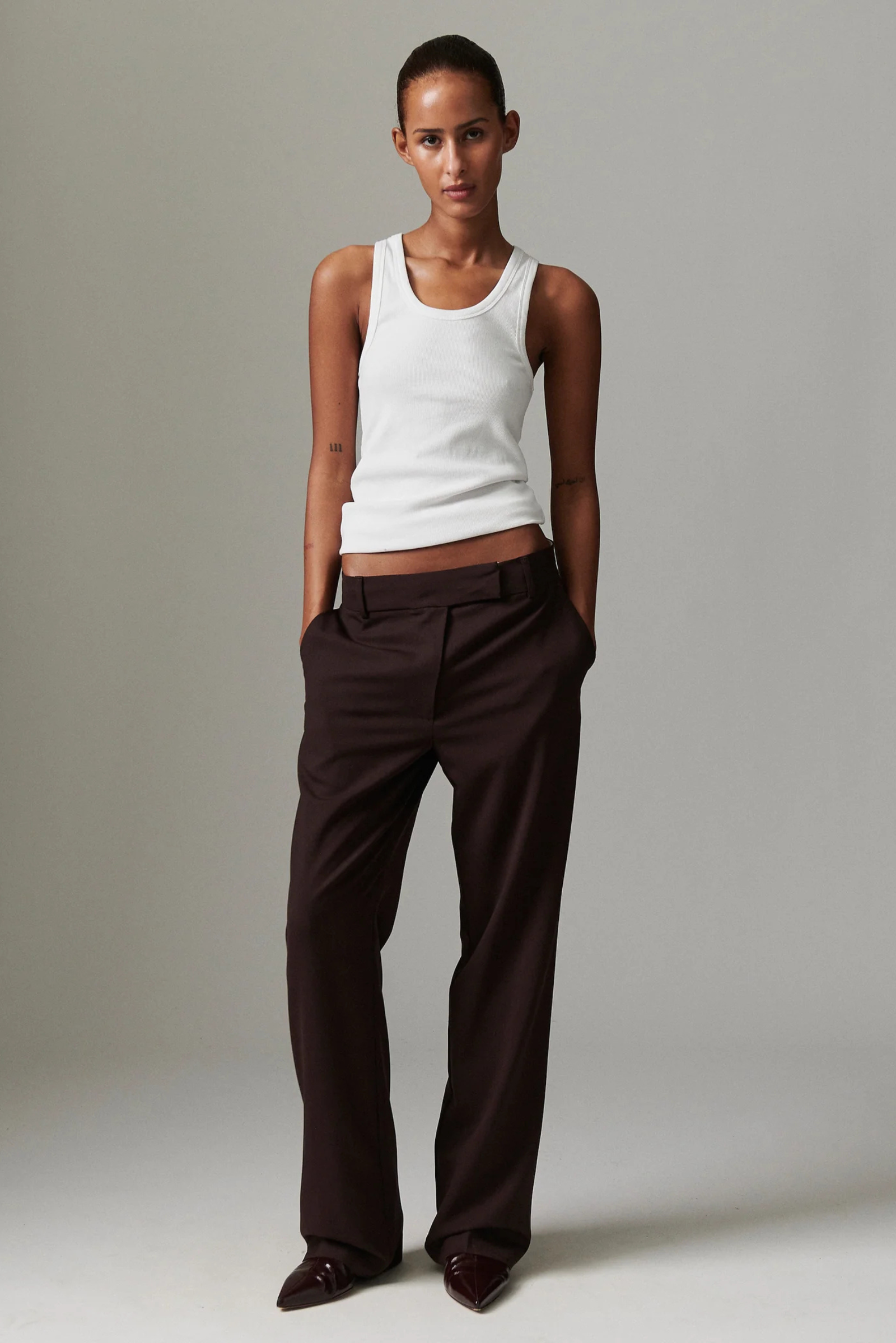 Liliane Light Wool Blend Trousers