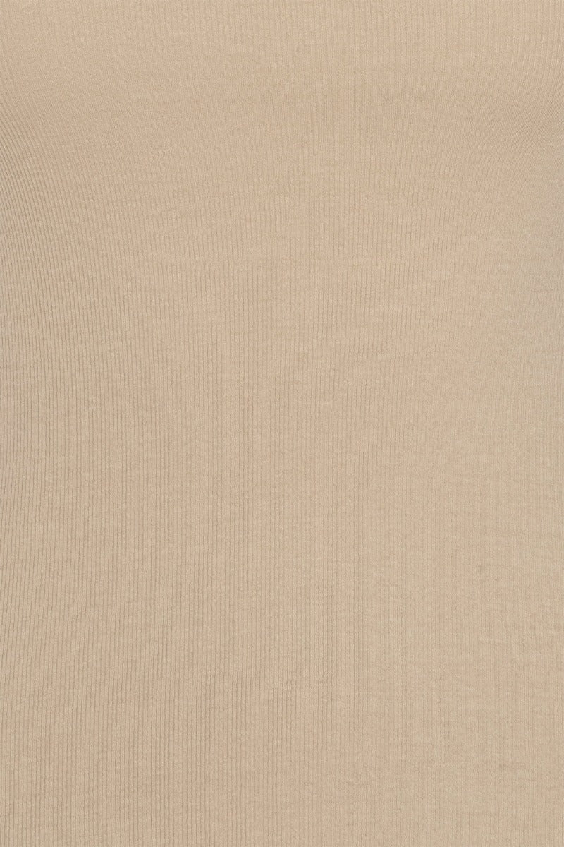 One Shoulder Rib Jersey Cut-Out Top