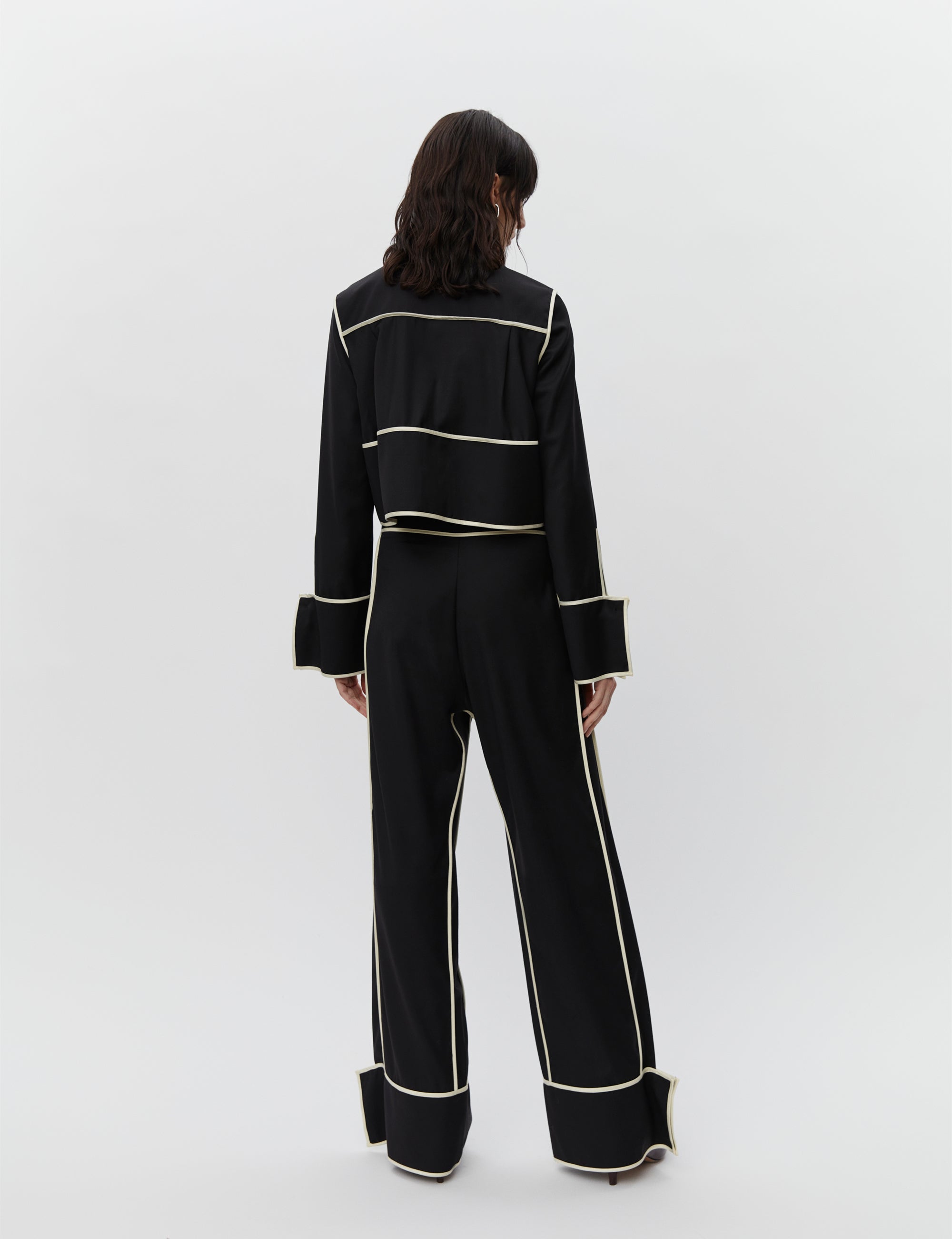 Tessa Contrast Refined Suiting Jacket