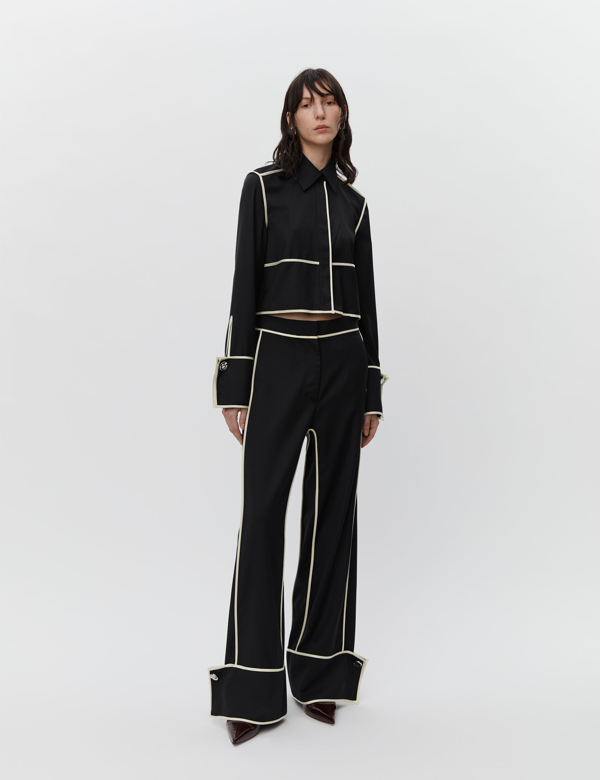 Tessa Contrast Refined Suiting Jacket