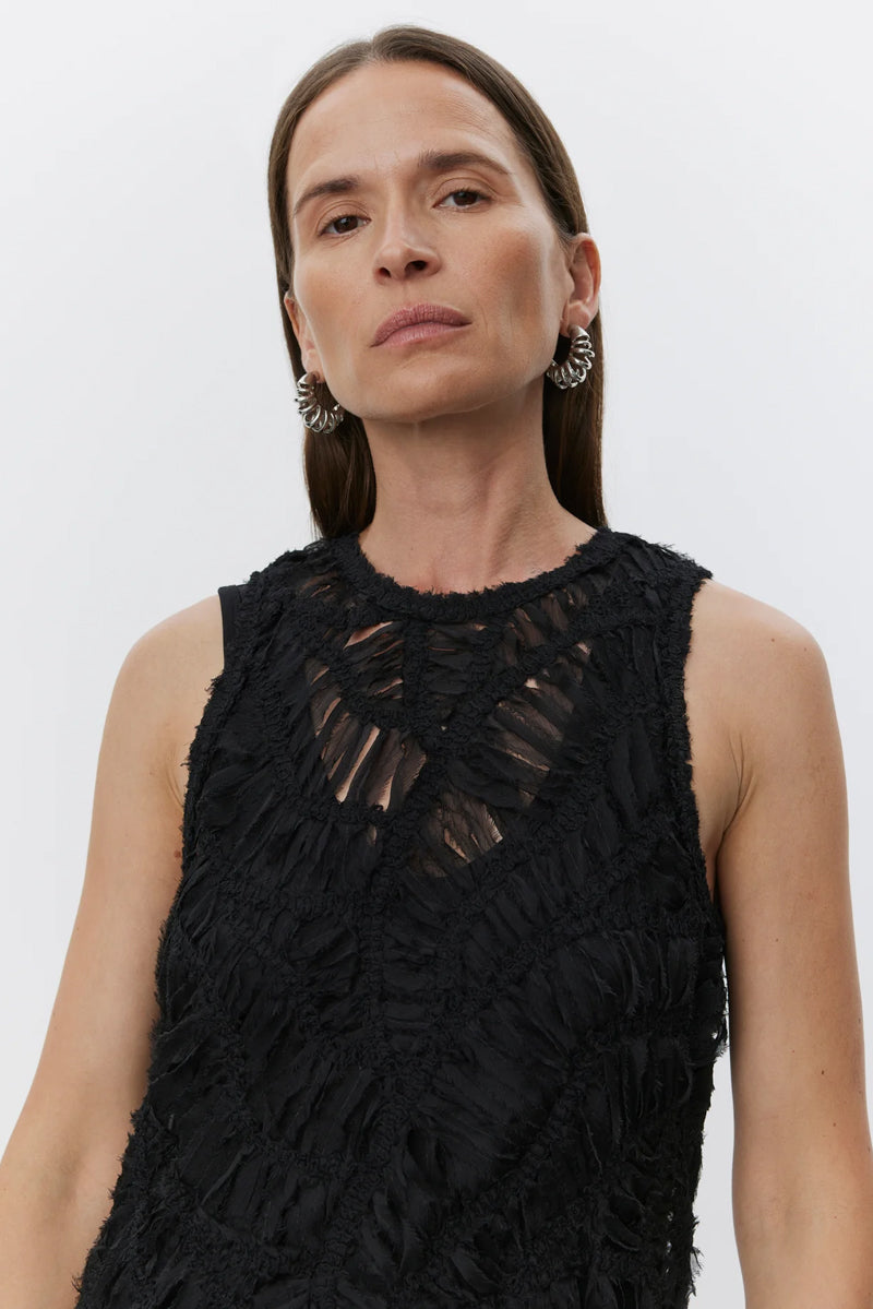 Loopun Crochet Tulle Dress