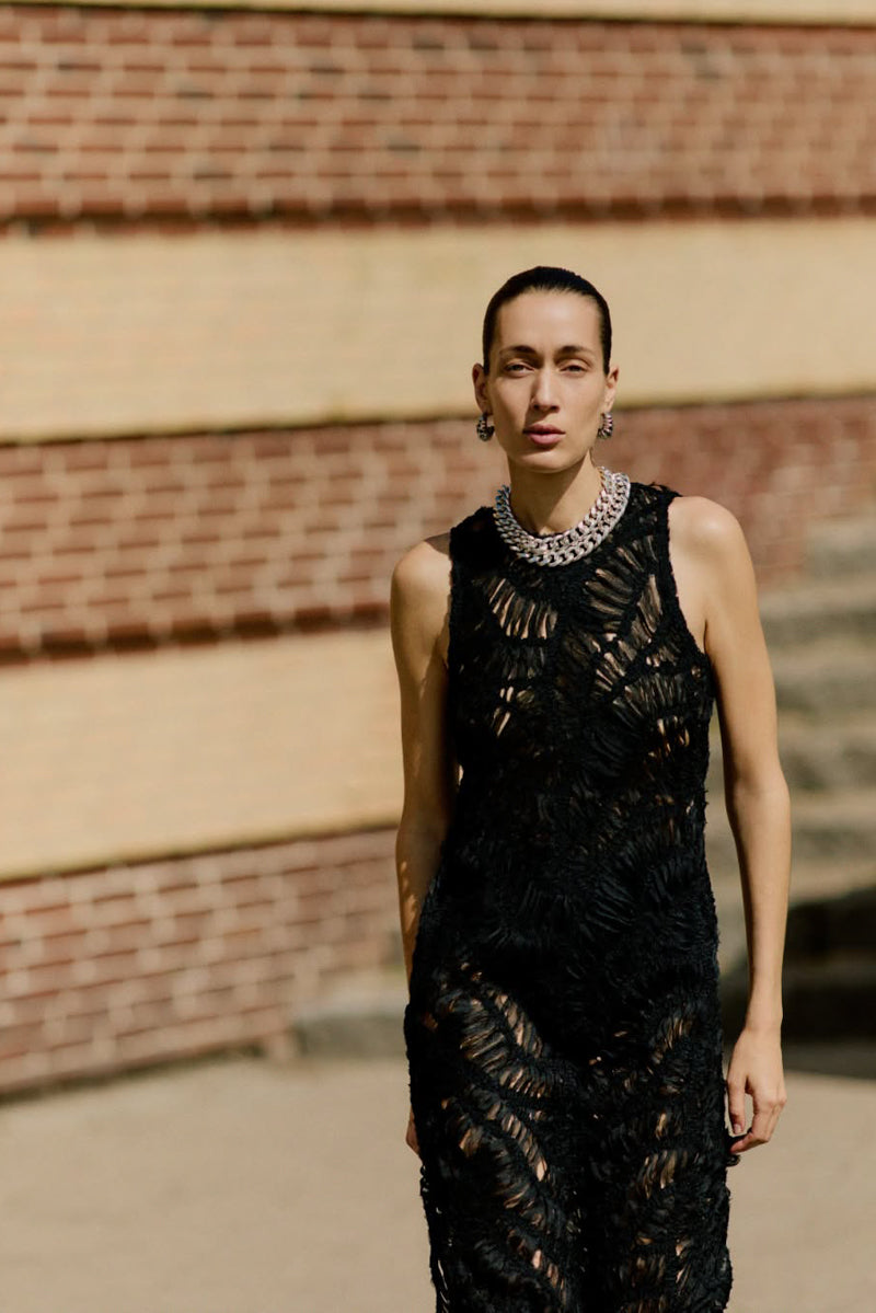 Loopun Crochet Tulle Dress