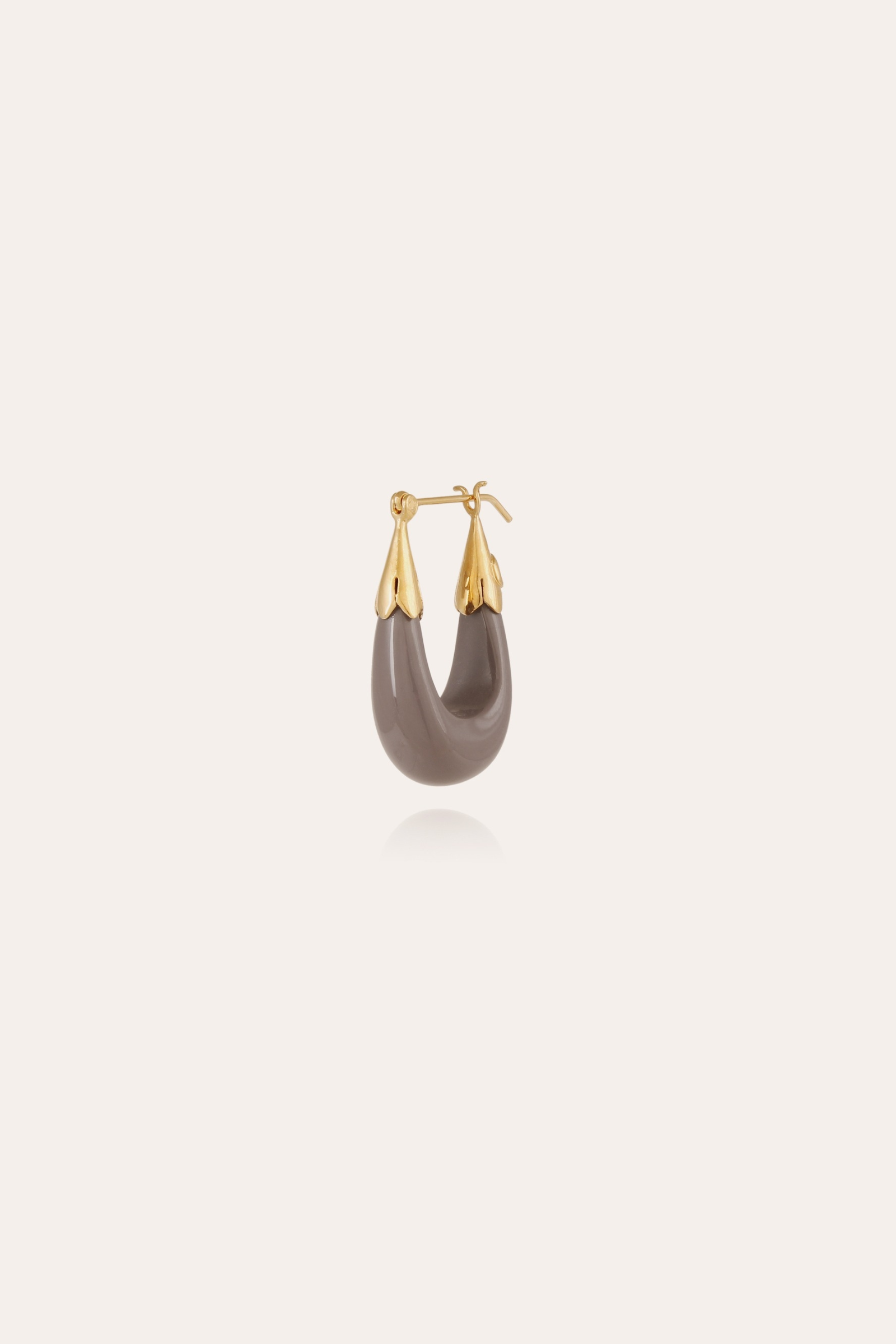Ecume Hoop Earrings Grey