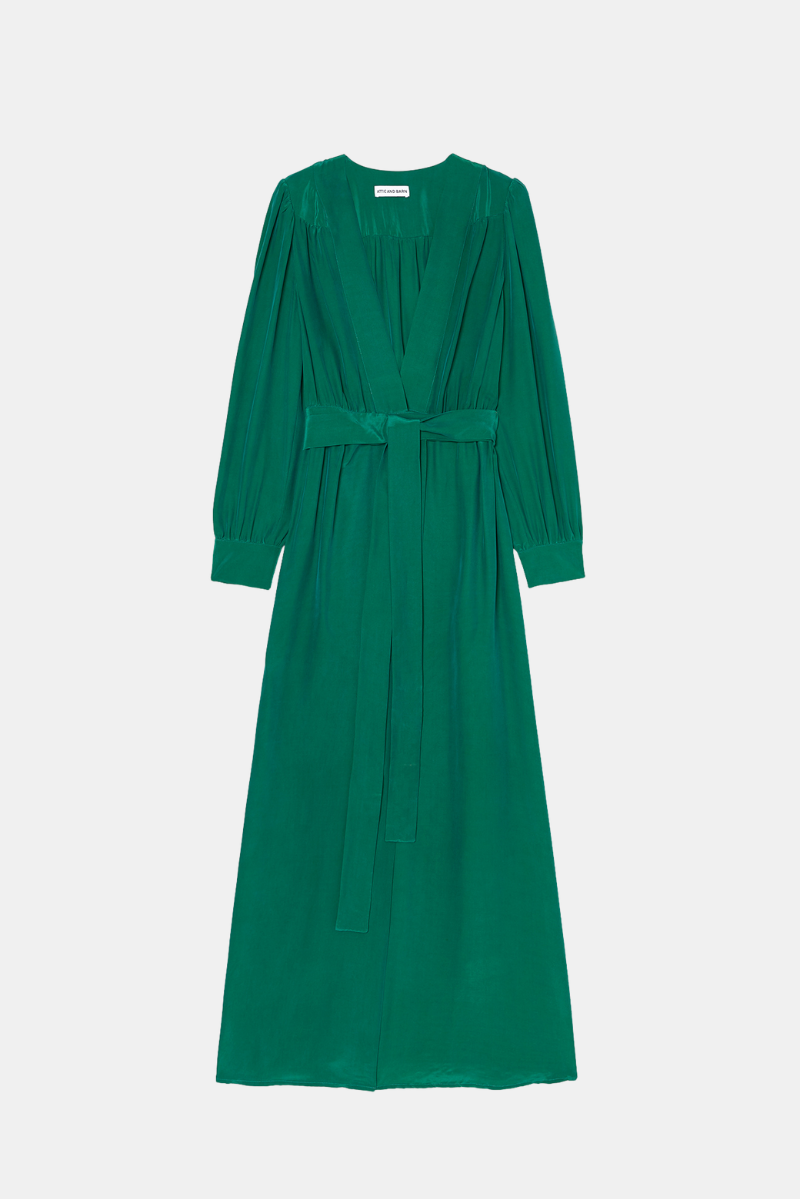 Prescott Wrap Full Length Dress