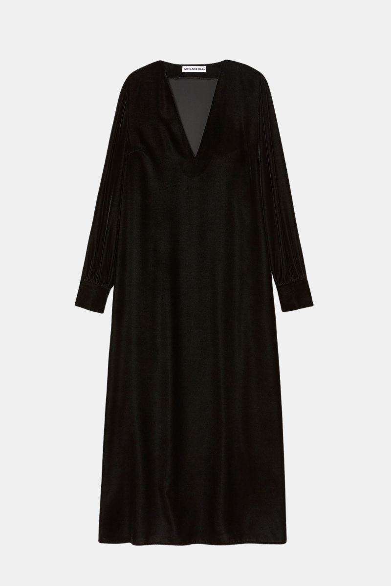 New Zavina Velvet Full Length Dress